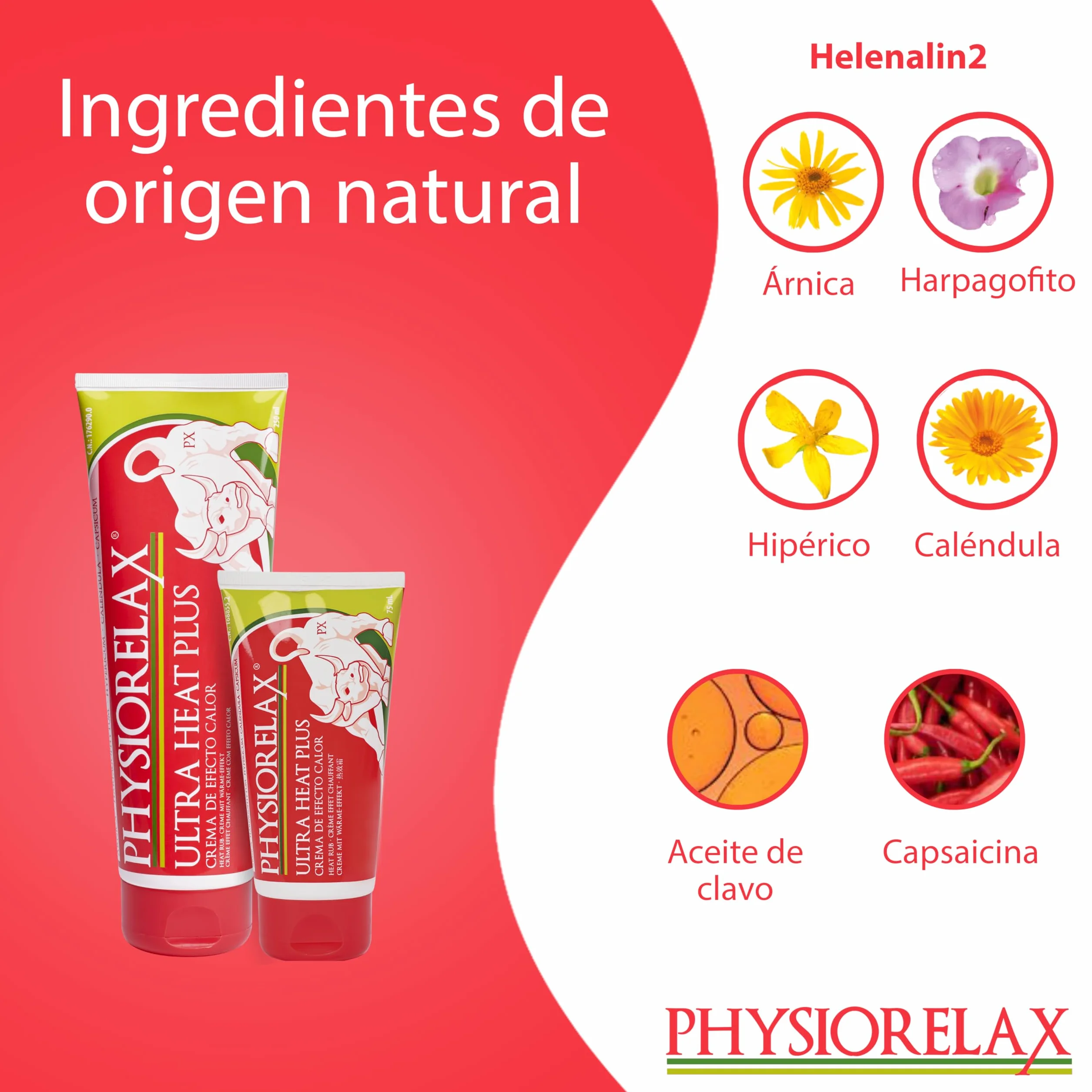 Physiorelax Ultra Heat krem rozgrzewający do mięśni i więzadeł – 75 ml