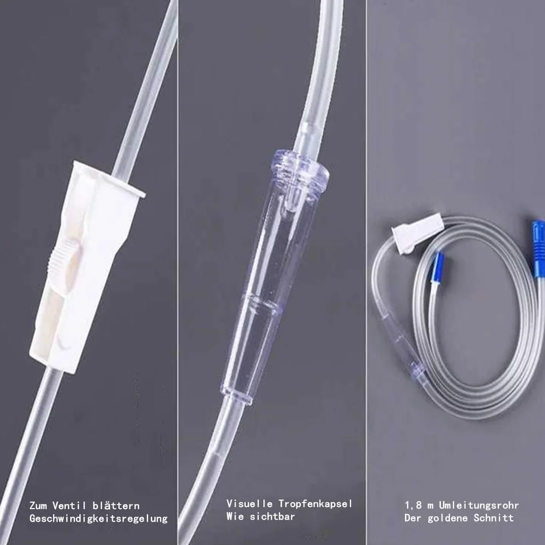 Kompletny zestaw do lewatywy do oczyszczania jelita grubego, zestaw do lewatywy MTSXDYT 1200 ml, w zestawie 10 probówek jelitowych 25 cm, zestaw wielokrotnego użytku irygator do higienicznego