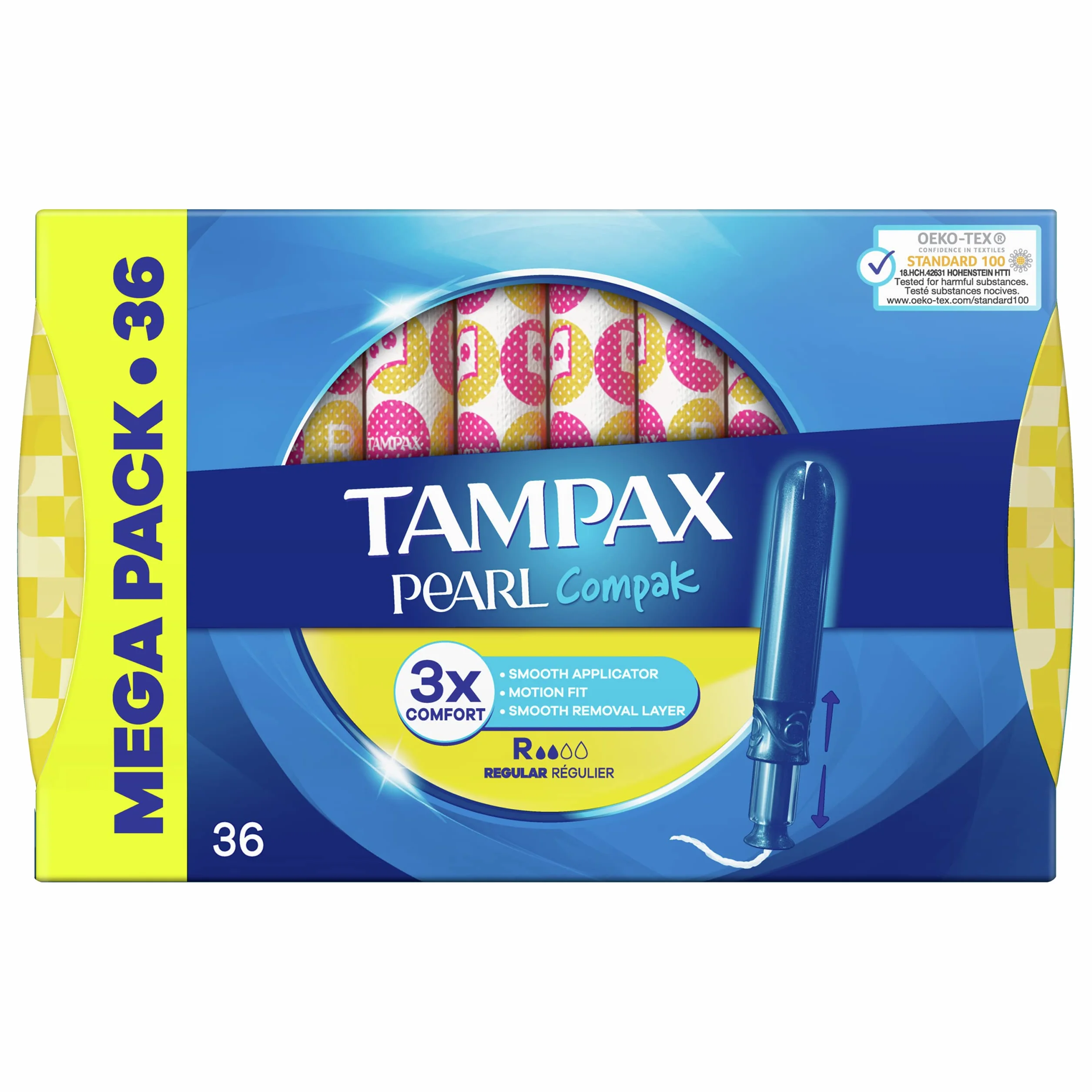 Tampax Compak Pearl Regular tampony, 36 sztuk