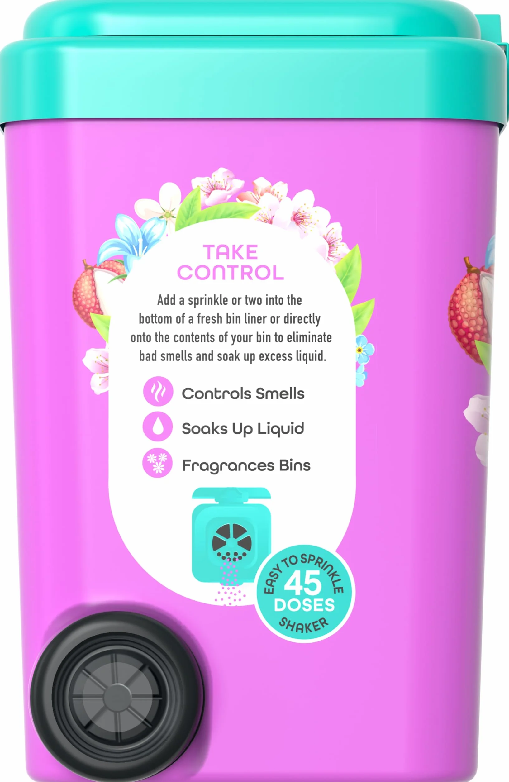 Bin Buddy Odświeżacz do Pojemników w Proszku 450 g Fioletowy