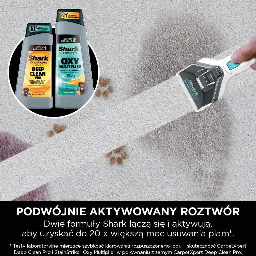 Shark StainStriker PX200EUT odkurzacz do usuwania plam 450W 5 końcówek