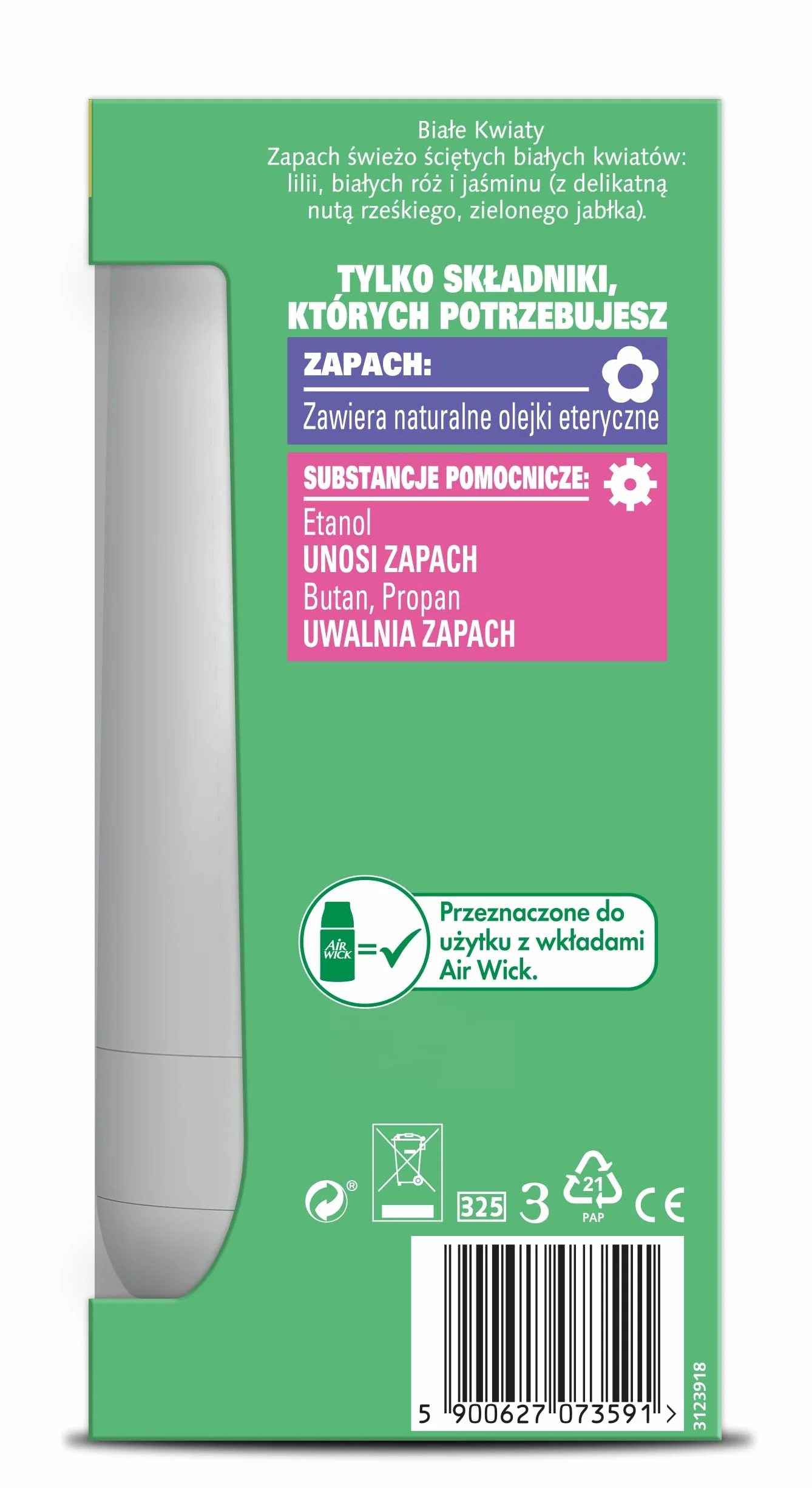 Air Wick Freshmatic Automatyczny odświeżacz powietrza Białe Kwiaty