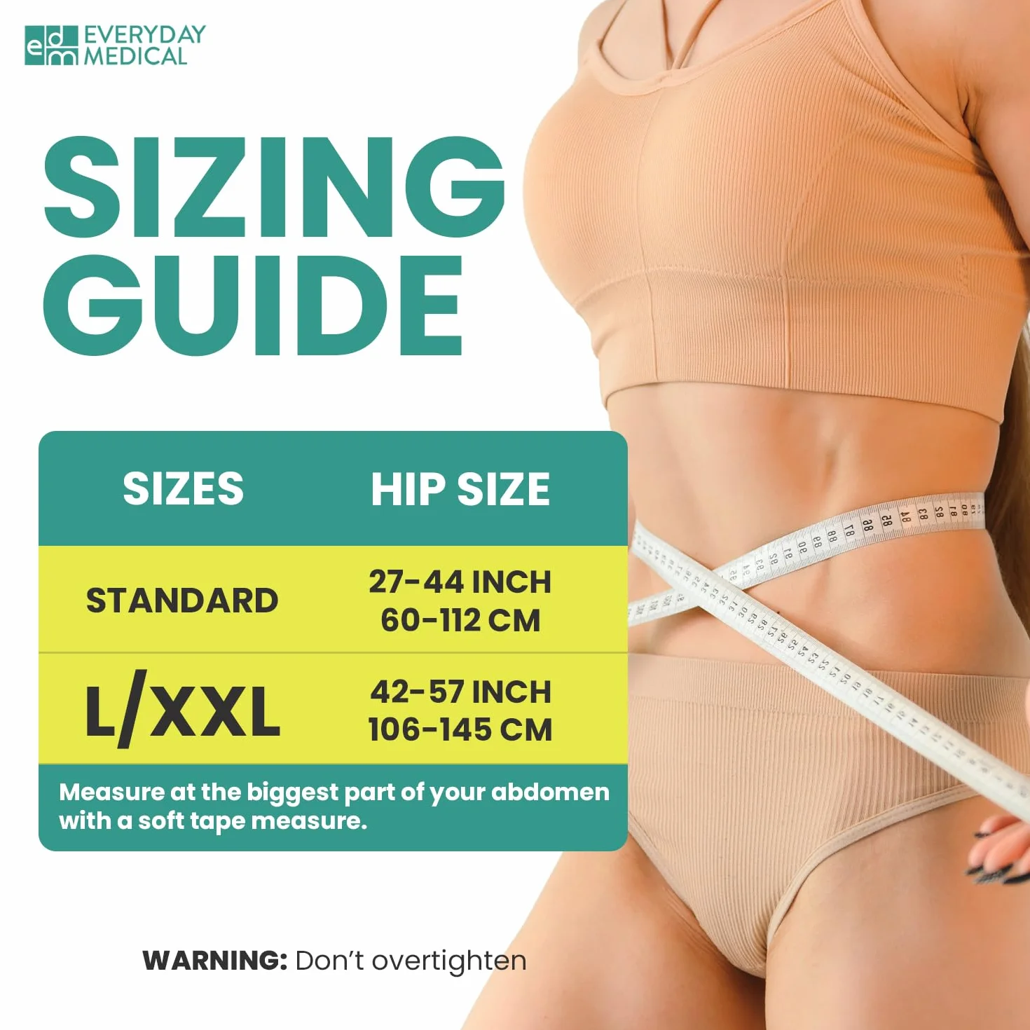 Ergonomiczny pas na przepuklinę pępkową z podkładką uciskową L/XXL dla mężczyzn i kobiet