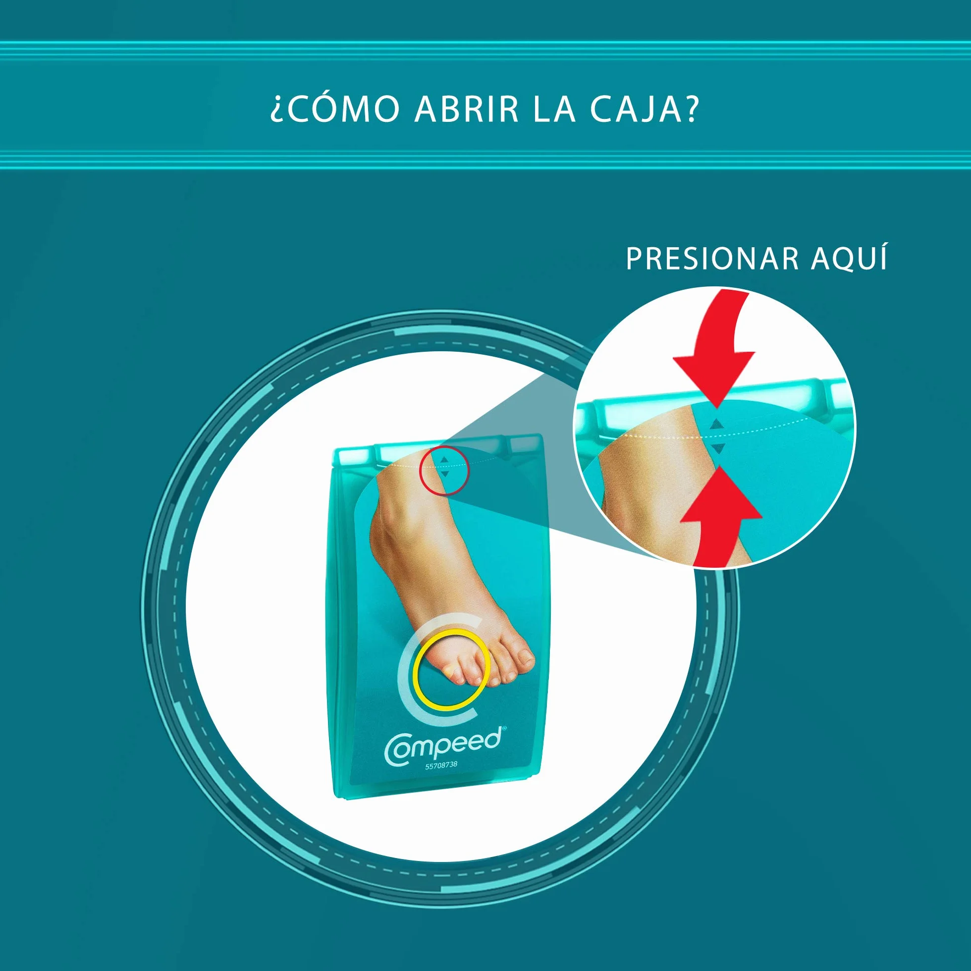Compeed® Ochrona przed zrogowaceniami – średnie, 10 opatrunków hydrokoloidowych – zabieg na stopy dla naturalnej eliminacji zrogowacenia, rozmiar opatrunku 1,8 x 6 cm