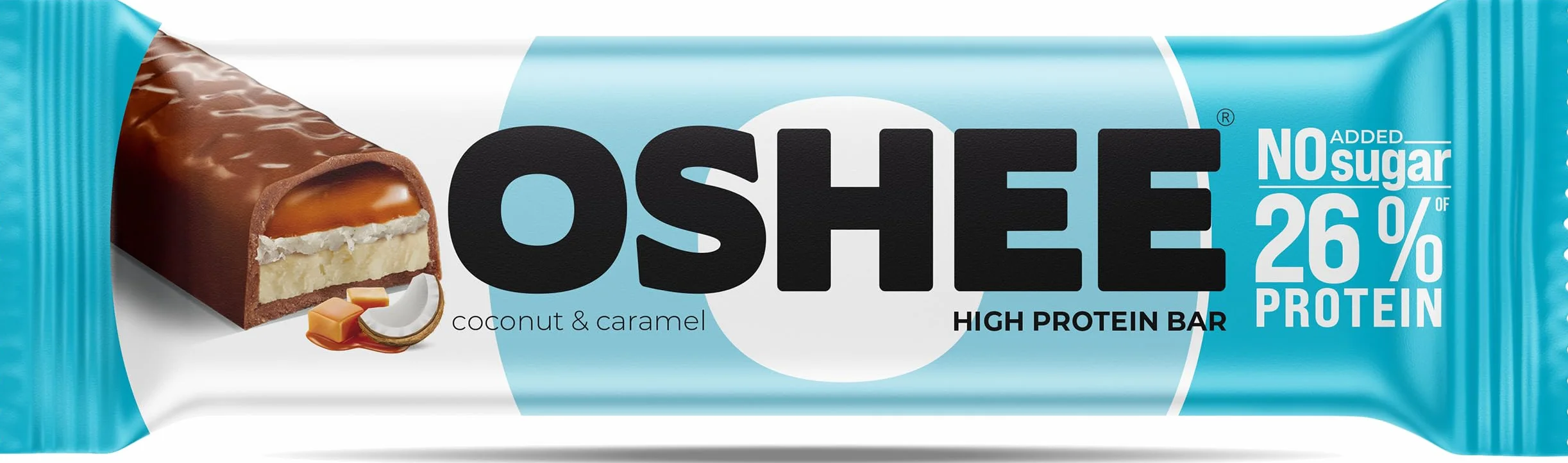 Baton proteinowy Oshee kokos i karmel 48g 12 sztuk