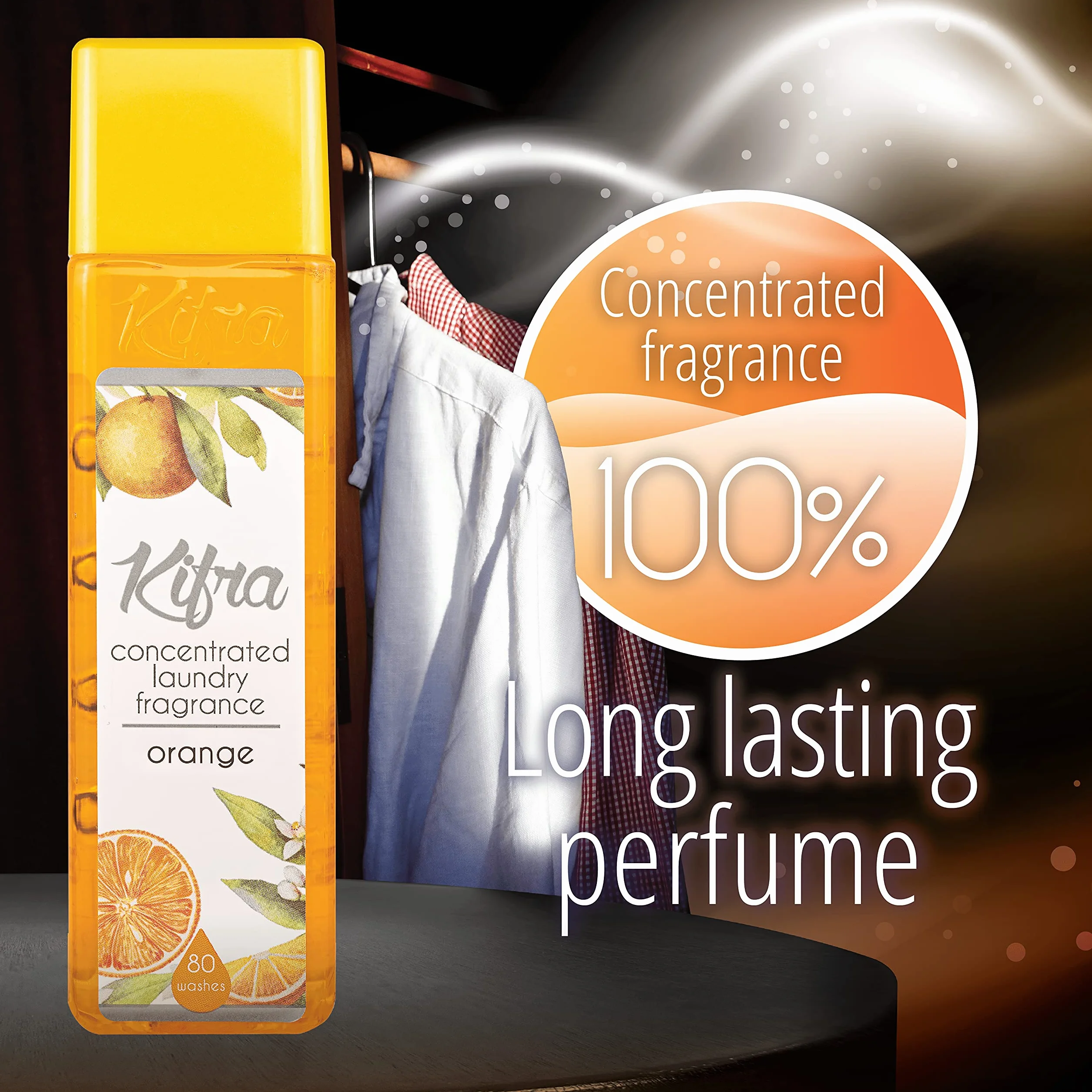 KIFRA Orange Skoncentrowany zapach do prania 200ml na 80 cykli prania