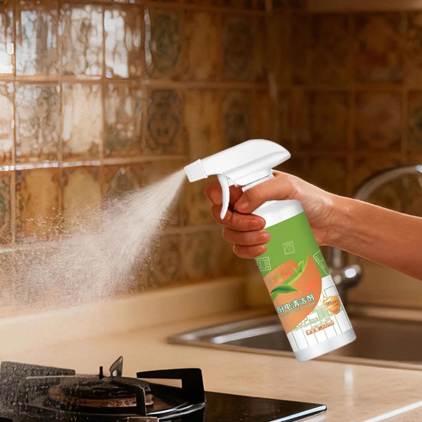 Fly Cleanse Natural Formula Appliances, wysoka skuteczność odtłuszczania i odstraszania, uniwersalny środek czyszczący na bazie oleju, ekologiczny spray do piekarnika (1 szt.)