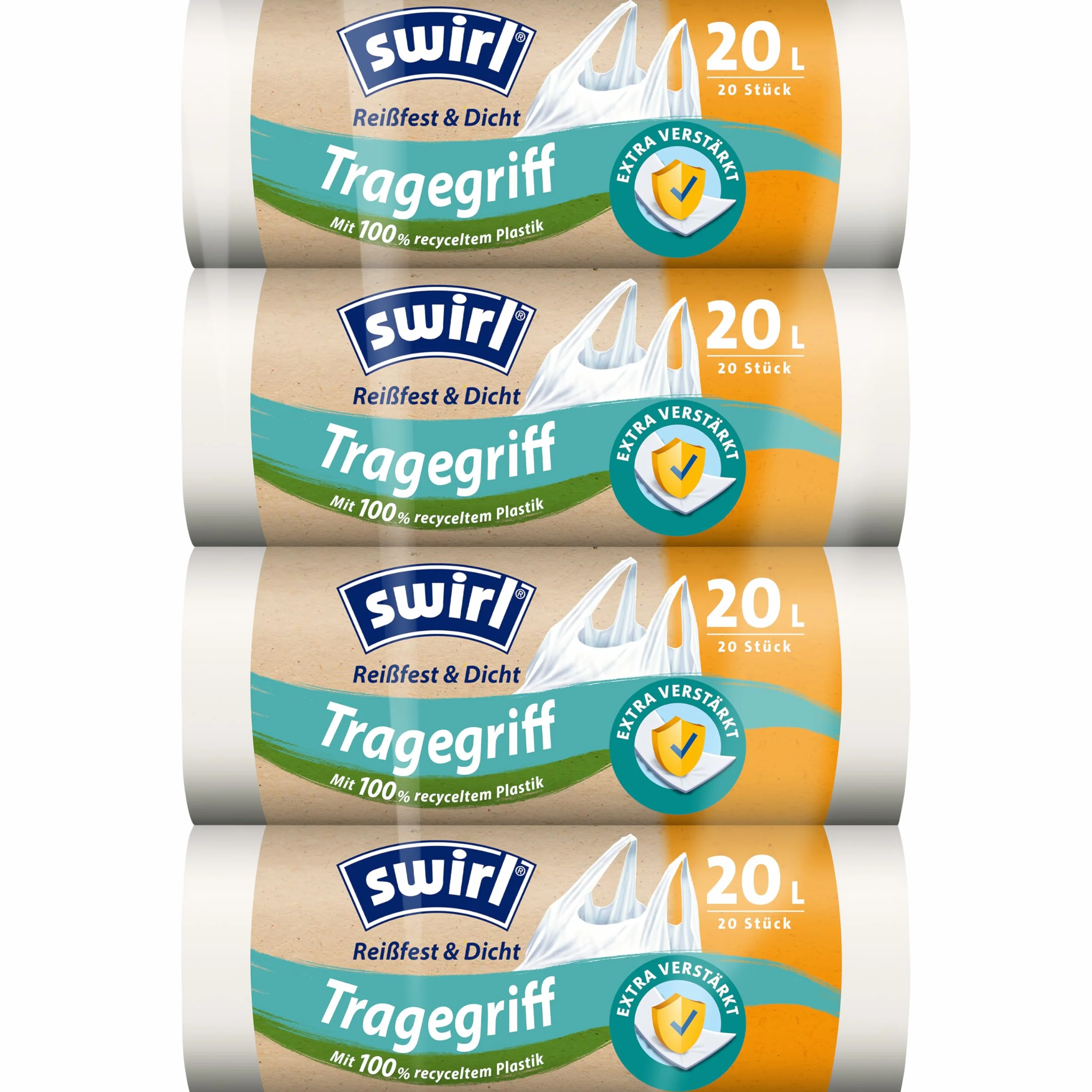 Swirl Odporny na rozerwanie worek na śmieci 20 l 20 worków