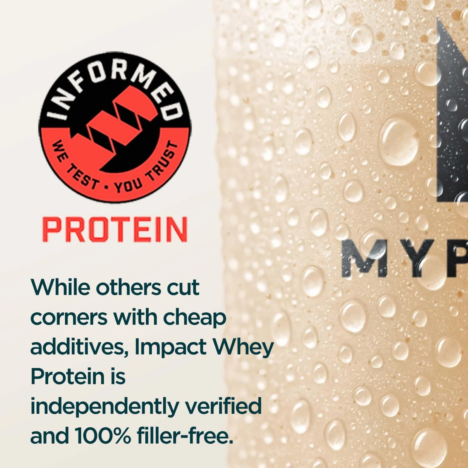 Proszek białkowy Myprotein Impact Whey Protein | Brownie czekoladowe – 30 porcji | Do 23 g białka serwatkowego w porcji z BCAA | Wspiera wzrost mięśni i szybszą regenerację | Produkt wegetariański