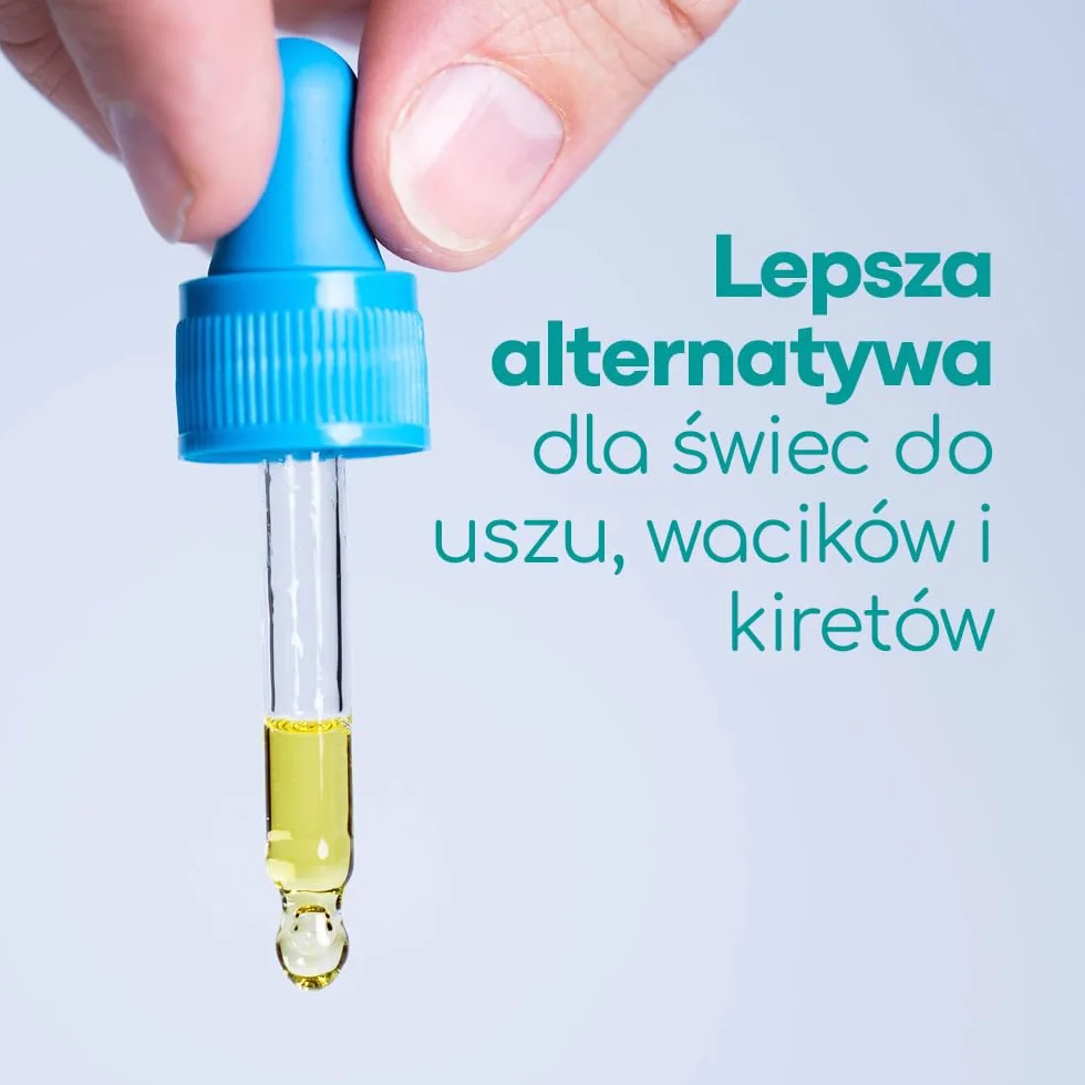 Krople do Uszu do Usuwania Woskowiny 100% Czysta Oliwa z Oliwek 10 ml