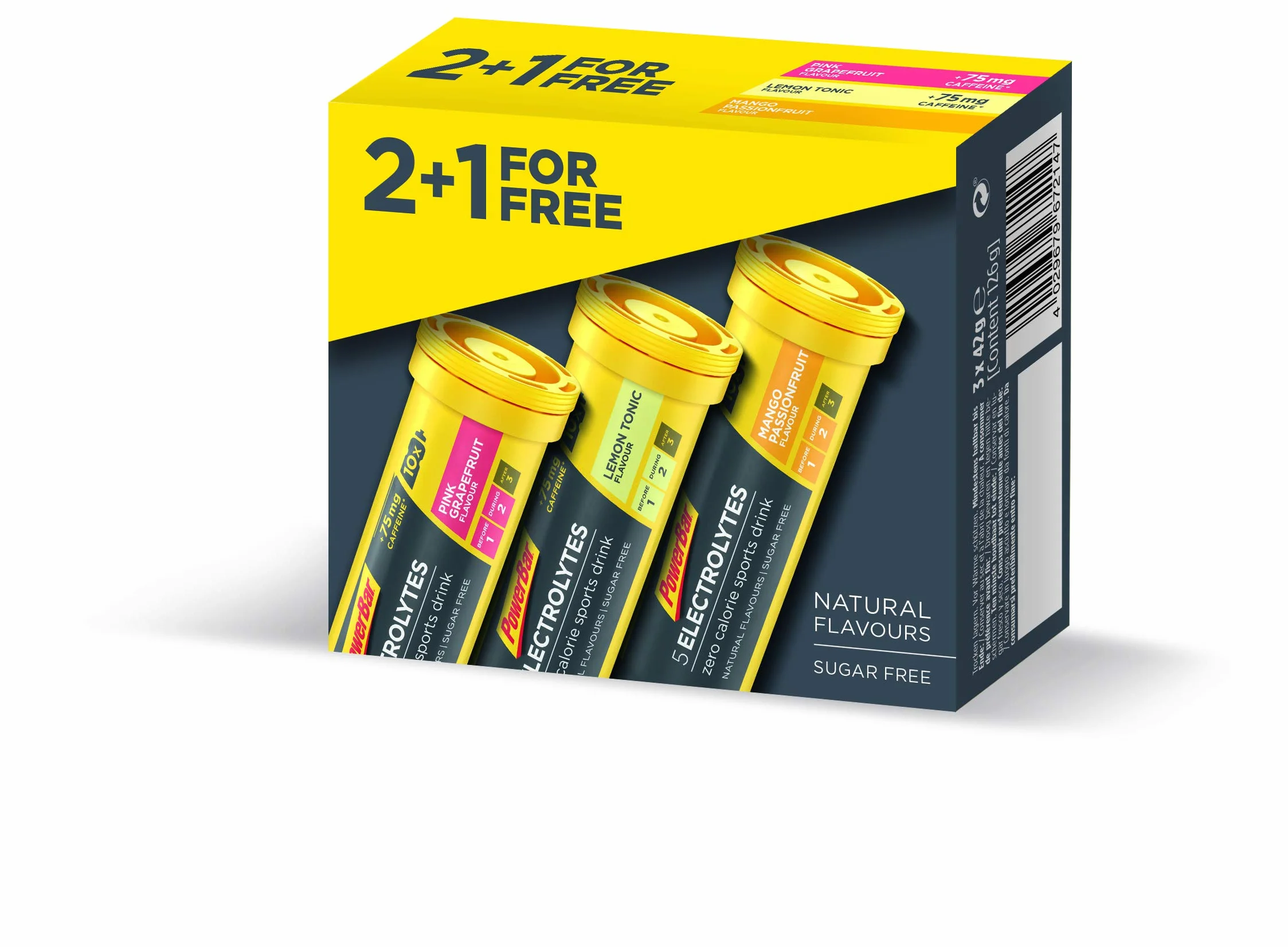 PowerBar Electrolytes suplement diety dla dorosłych czarny