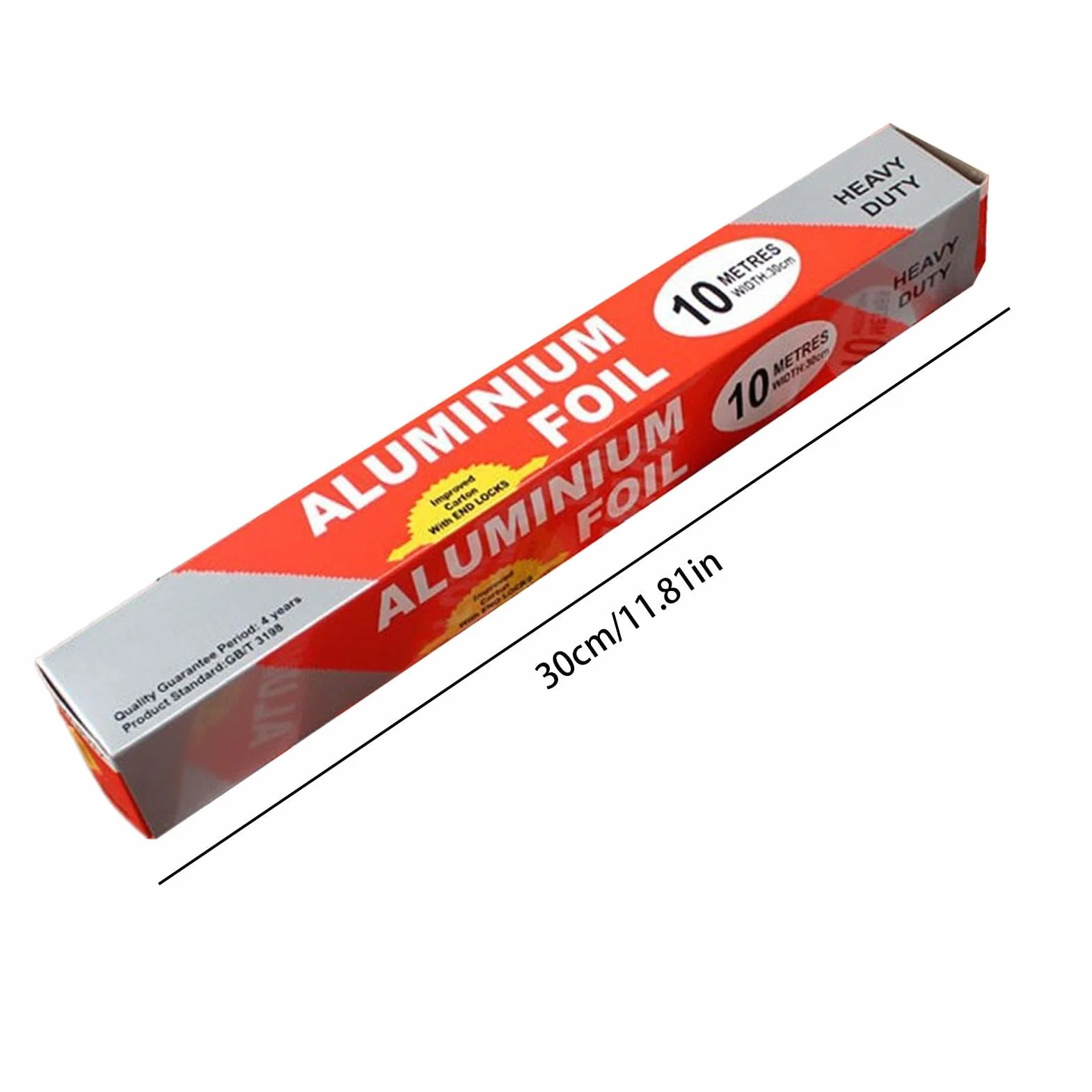 Heavy-duty Aluminum Foil Roll with Cutter, Non-stick Food Safe Kitchen Wrap for Leftovers