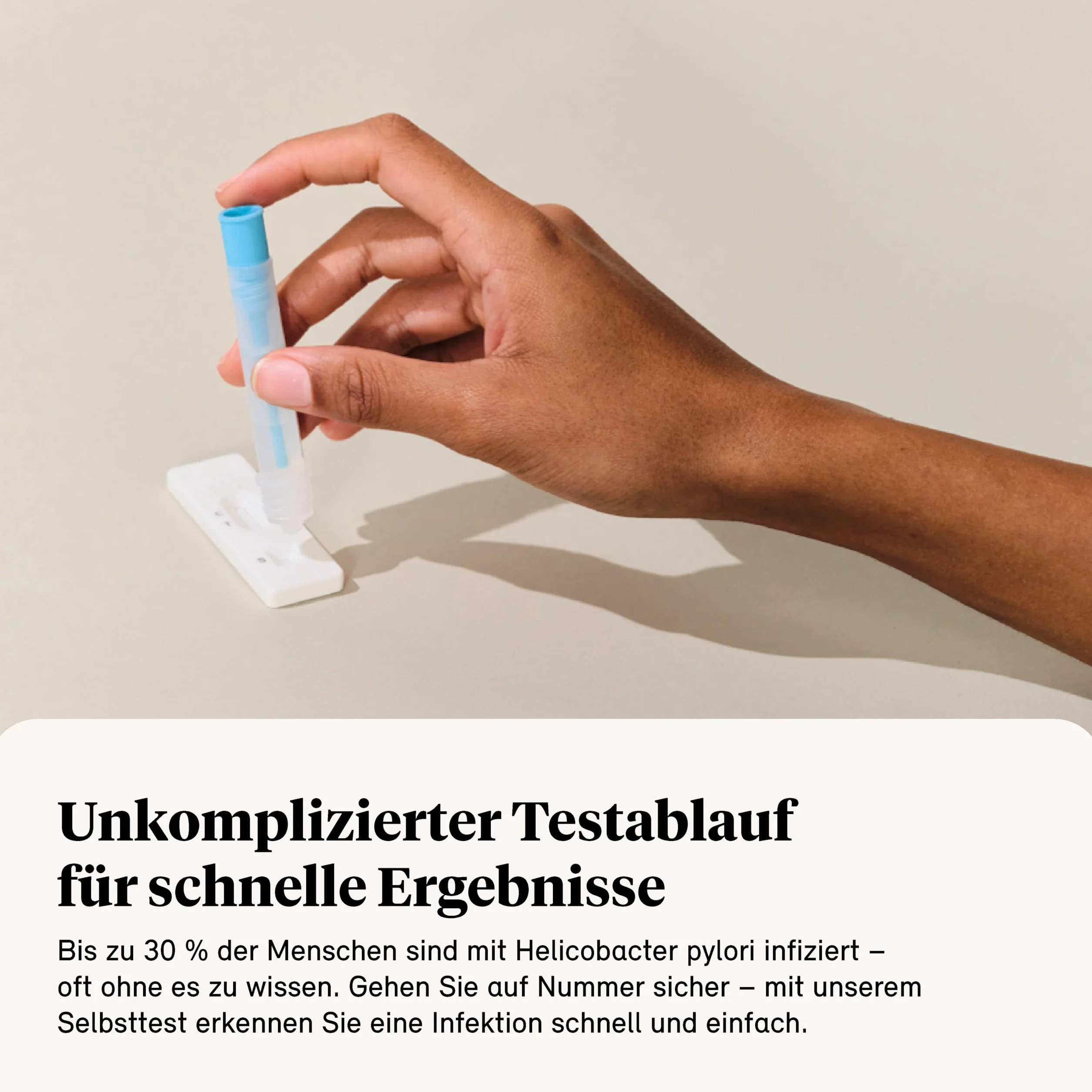 Test na Helicobacter pylori | 2 testy kałowe do użytku domowego | Szybki i dokładny test żołądka przy objawach zapalenia żołądka i jelit | wiarygodny wynik w 10 minut