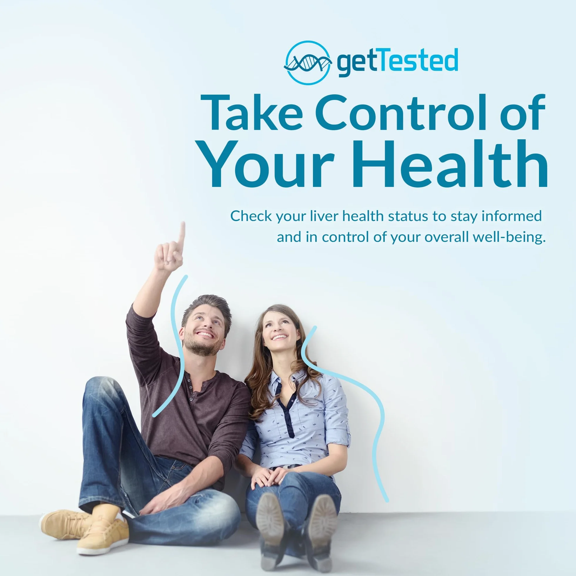GetTested zestaw do badania zdrowia wątroby – test moczu na bilirubinę i urobilinogen