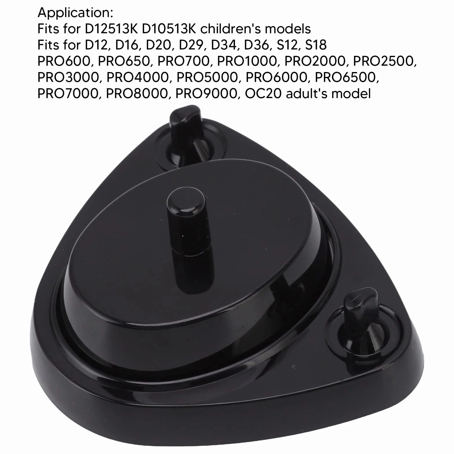 Ładowarka Indukcyjna do Szczoteczki Elektrycznej z Uchwytem - Uniwersalne Złącze Portu USB do D12513K D10513K D12 D16 (Czarny)