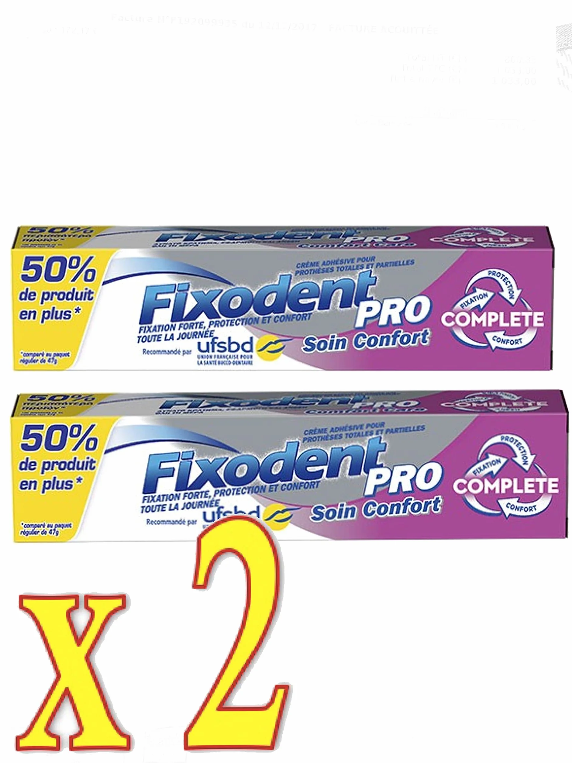 Fixodent Pro Zestaw 2 tubki 70,5 g