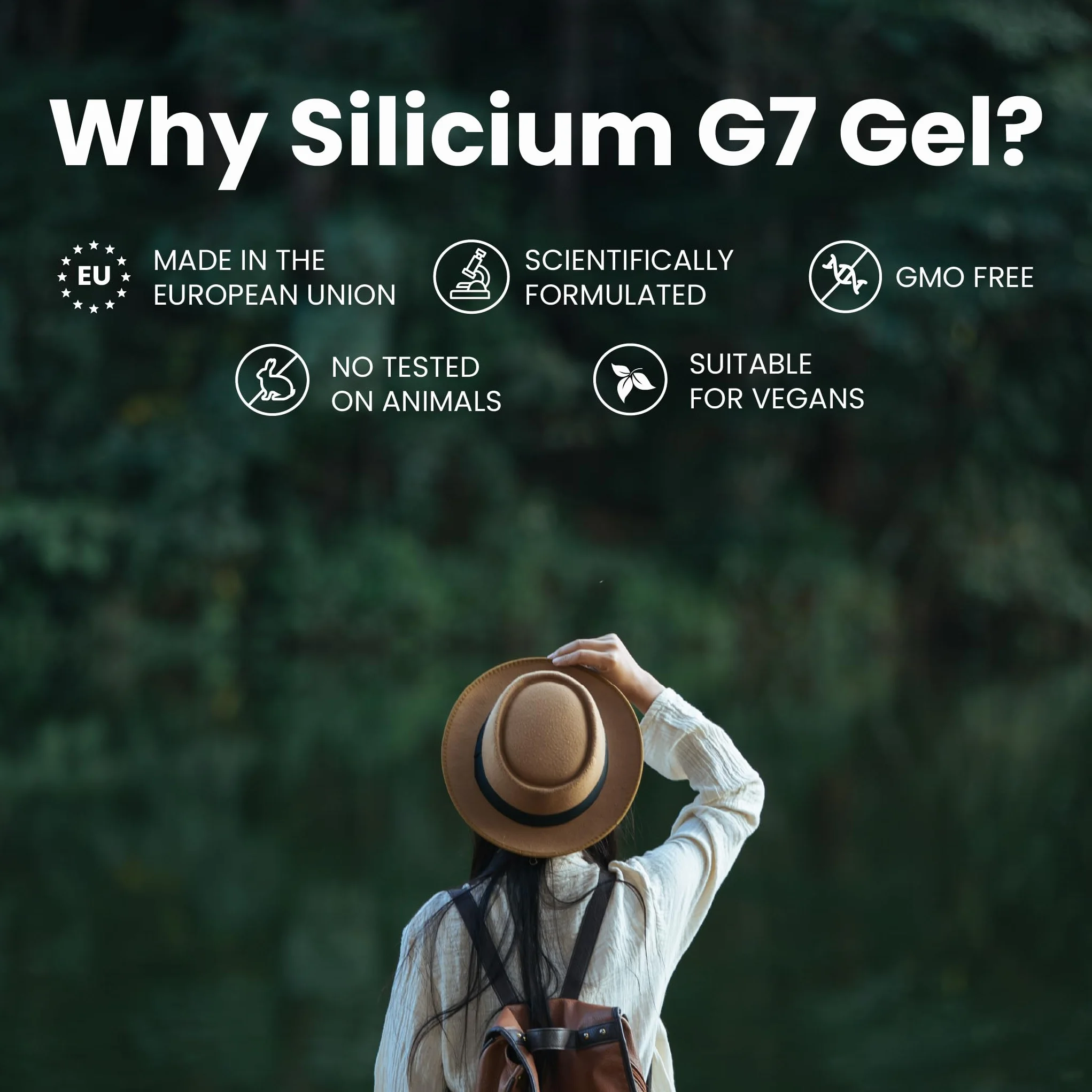 Silicium G7 żel do ciała o wysokim stężeniu krzemu do stawów i mięśni Szybkie wchłanianie Lekka konsystencja Codzienne stosowanie miejscowy format bez parabenów 500 ml