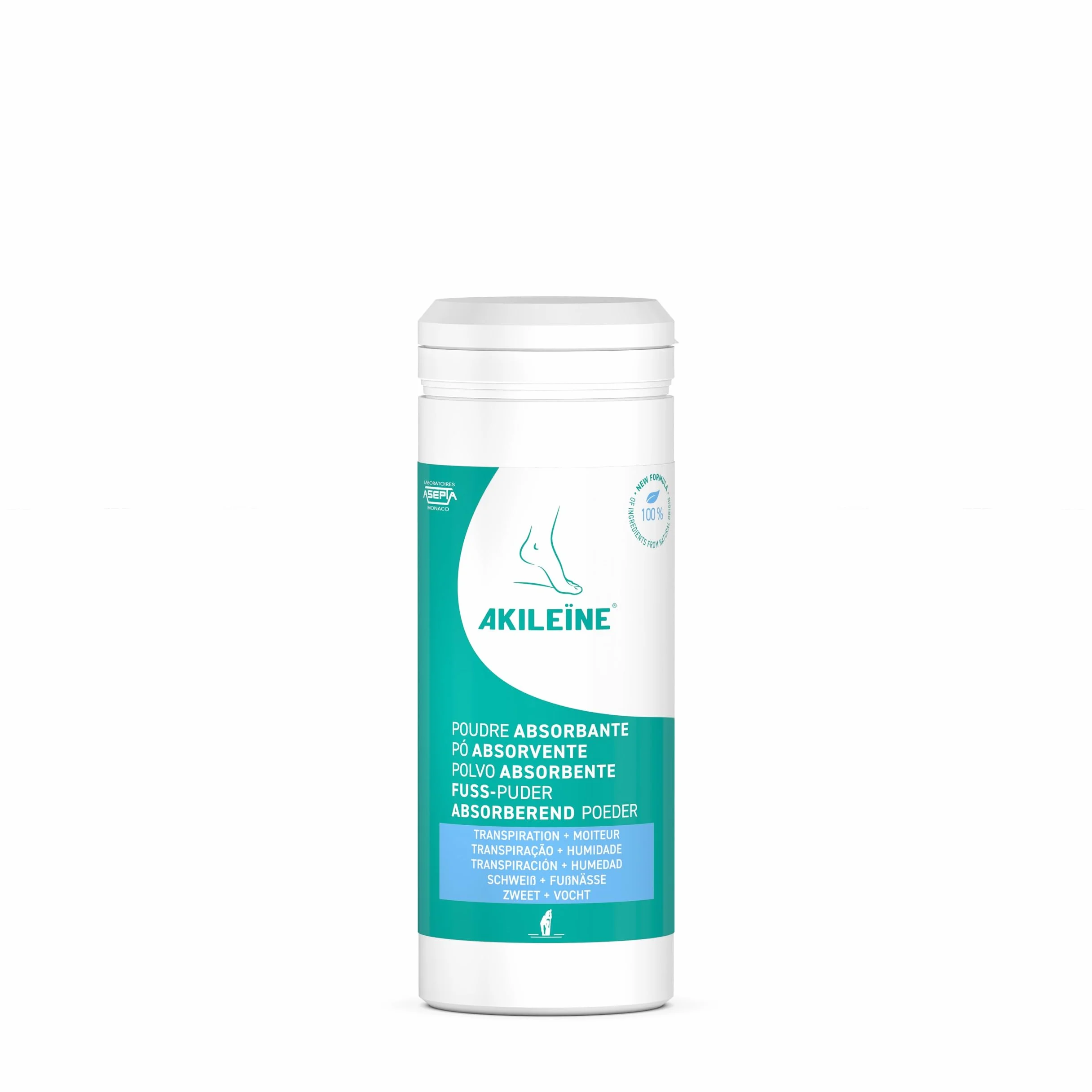 AKILEINE Antyperspirant puder do stóp 75 g