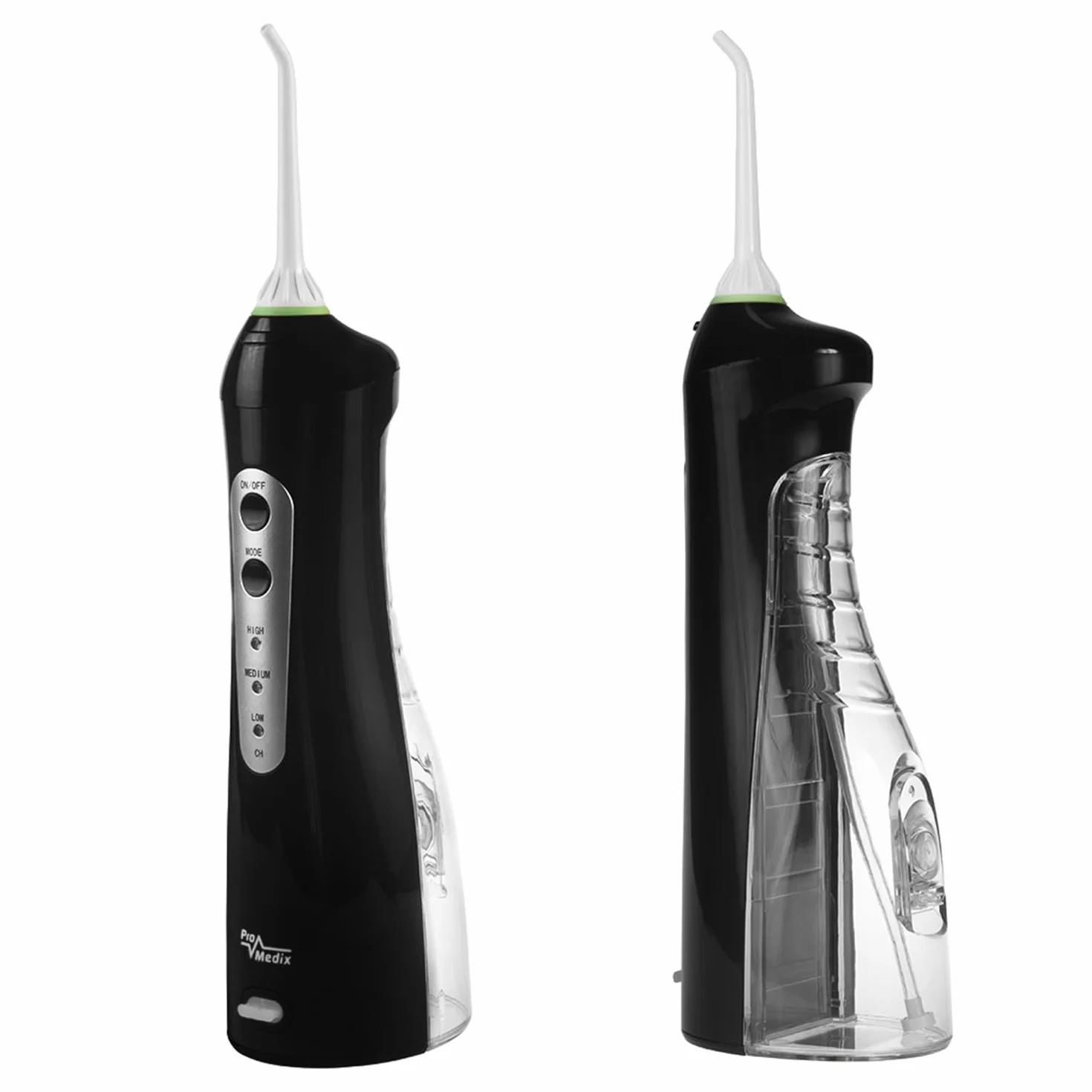 ProMedix PR-770W Irygator Bezprzewodowy 8,5 Bar IPX7 USB Czyszczenie i Masaż Dziąseł Czyszczenie Aparatów (Czarny)