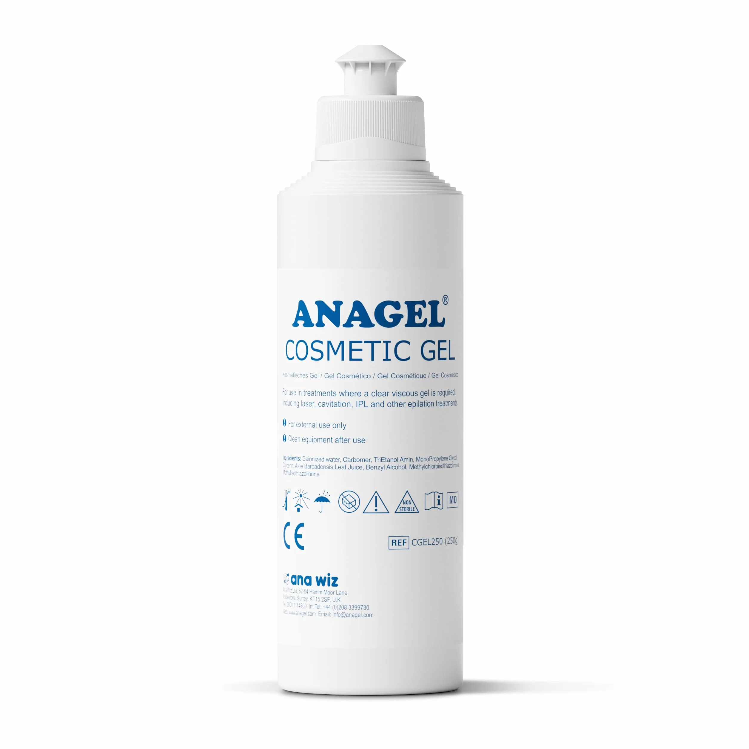 Anagel Żel do Pielęgnacji IPL, 250 ml