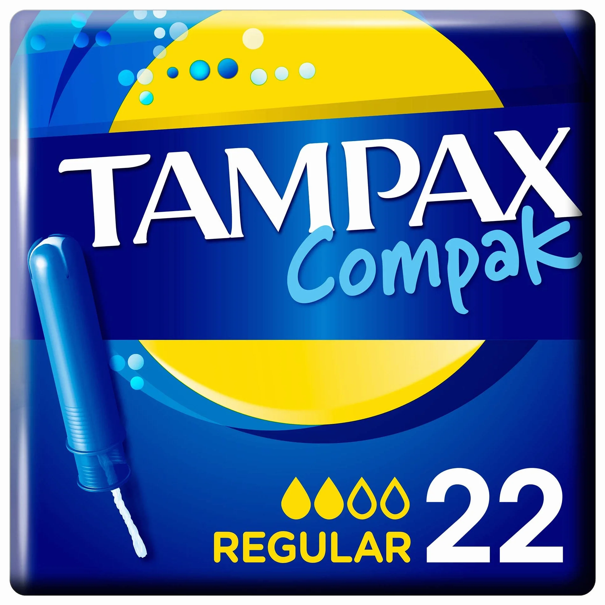 Tampax Compak Regular 22 sztuki tampony z aplikatorem