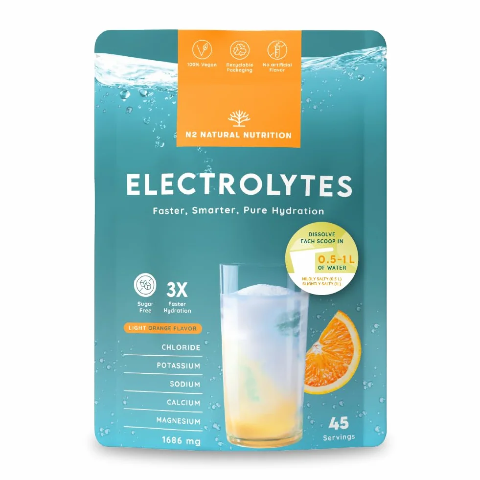 N2 Natural Nutrition Elektrolity Bez Cukru Napój Proszkowy 45 Dni Hydratacji