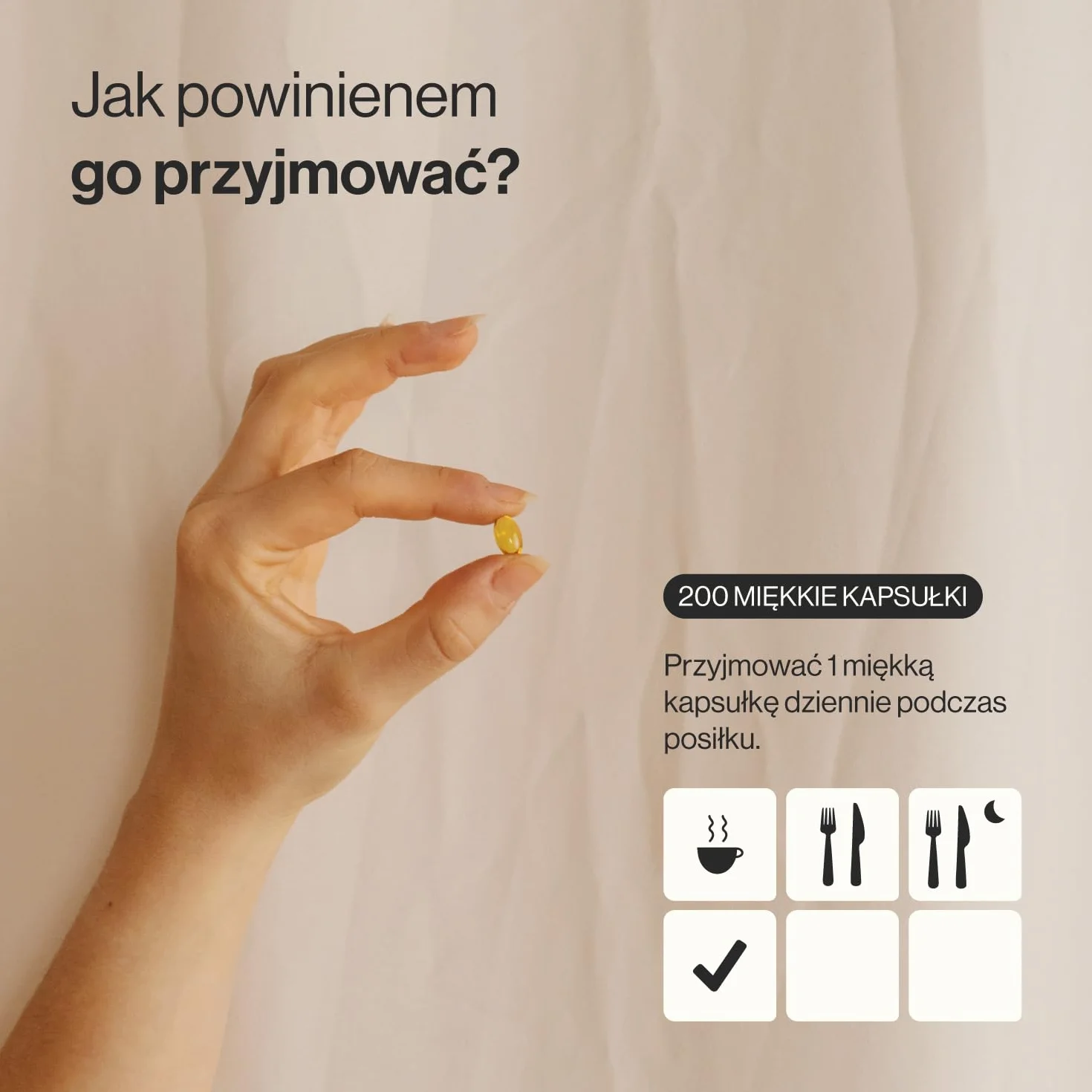 Witamina D3 +K2, 2000 IU & 150µ MK-7, 200 Kapsułek żelowych | z Ekologiczna Oliwa z Oliwek z Pierwszego Tłoczenia. | Kości, mięśnie i układ odpornościowy | 100% naturalnych składników | Zenement