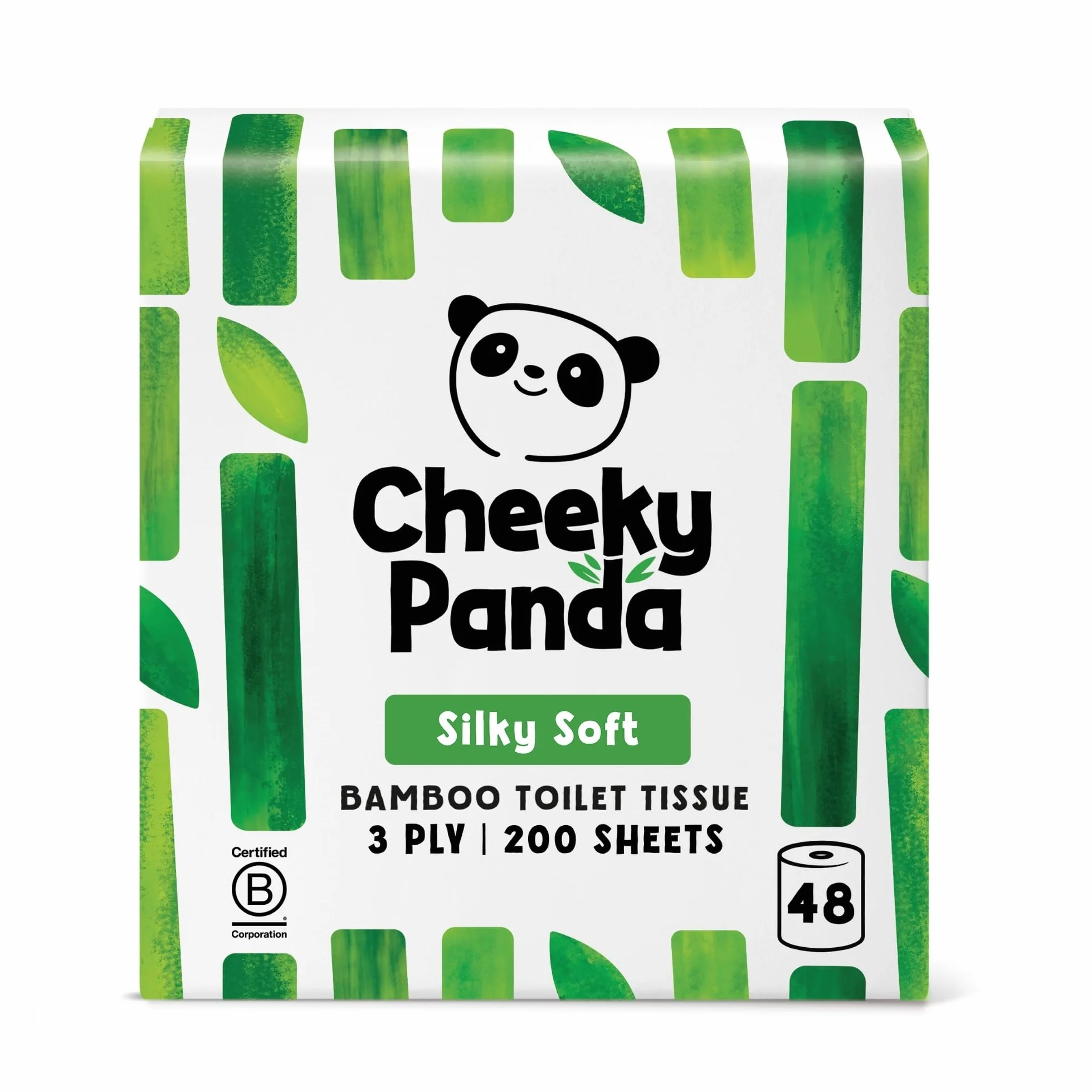 The Cheeky Panda Papier Toaletowy 48 Rolek Biały