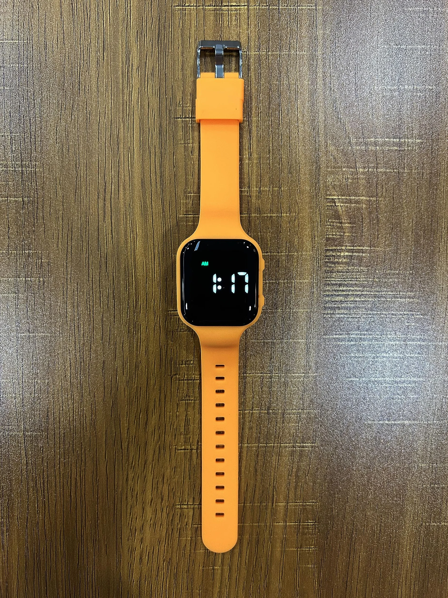 Alarm wibracyjny, zegarek do treningu nocnika, wodoszczelny, medyczny zegar przypominający z timerem (pomarańczowy)