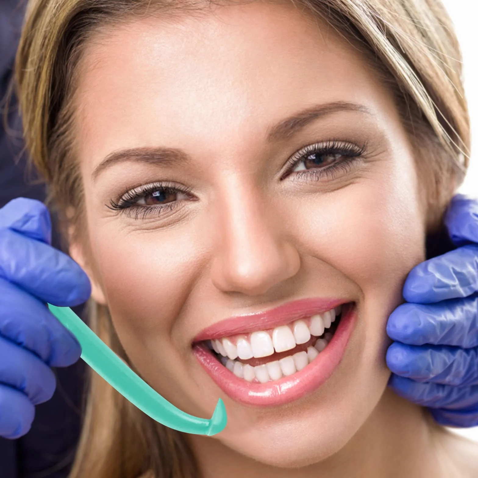TIESOME Aligner Narzędzie do usuwania, niewidoczne narzędzia do usuwania zębów, zestaw narzędzi do usuwania żucia i usuwania, korektor jamy ustnej, korektor jamy ustnej, 6 szt, Jednolity kolor romb