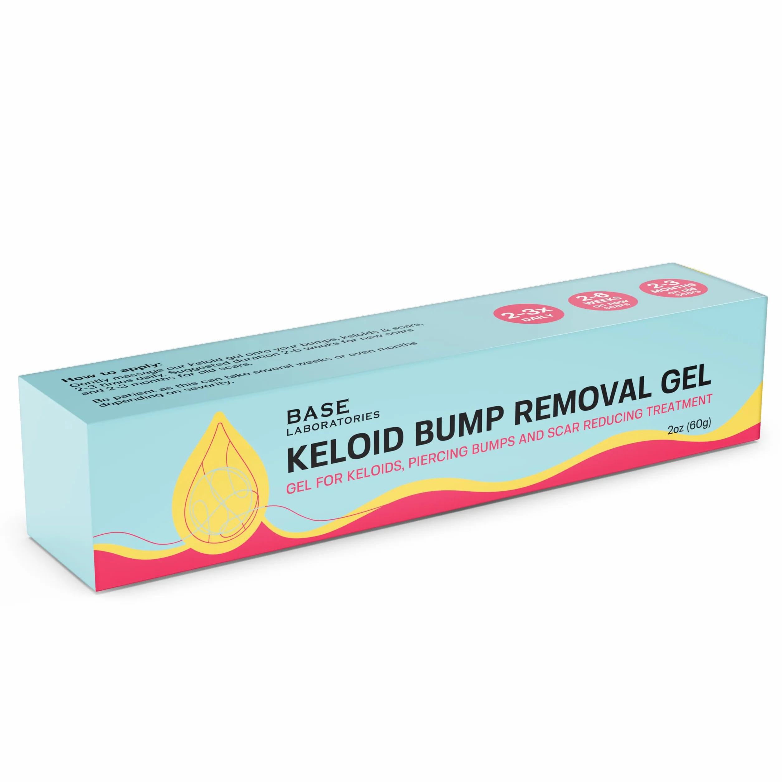 base labs keloid scar gel