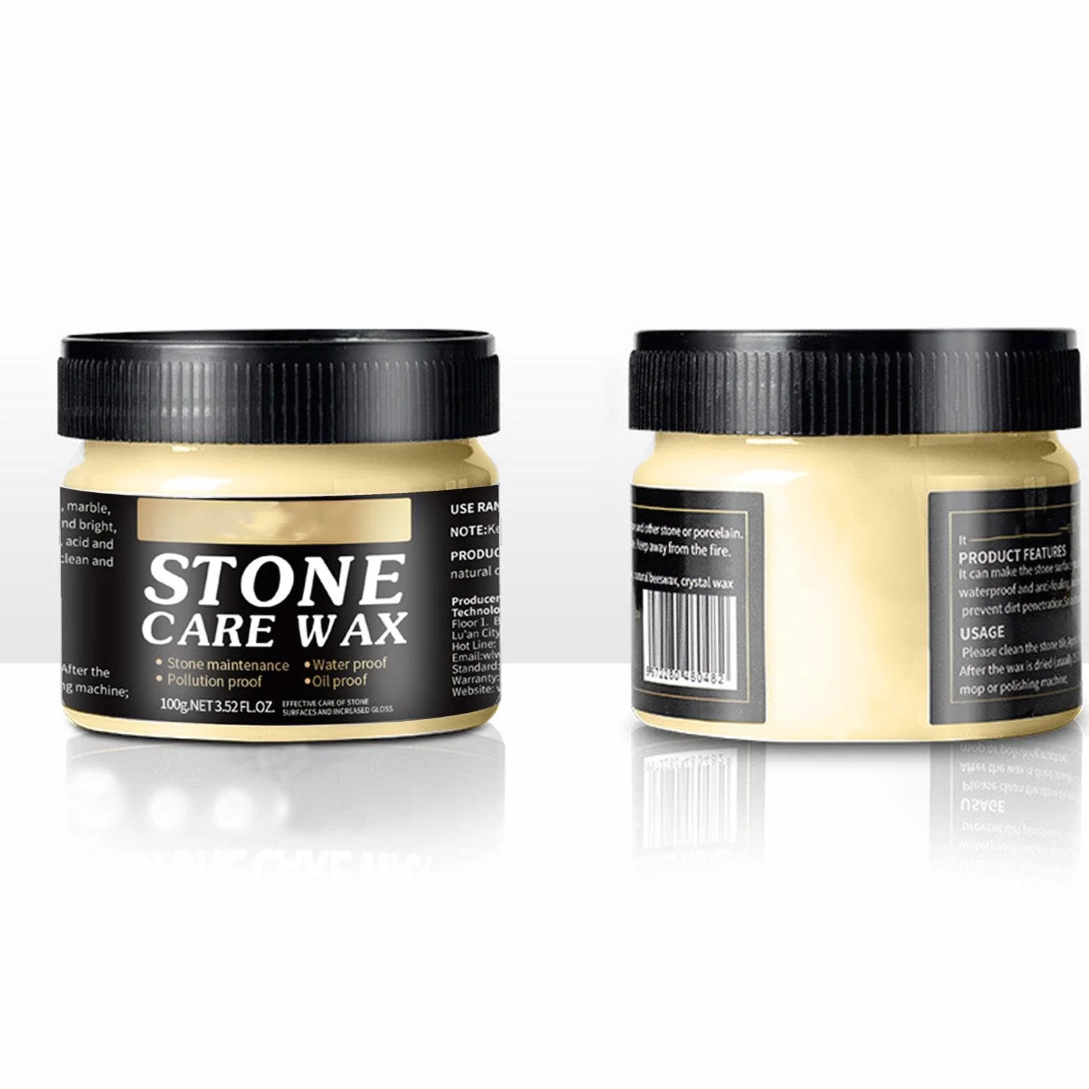 Wosk do polerowania granitu, Stone Care Wax, politura do kamienia, kamie? naturalny, politura do kamienia, ?ysk, wosk polerski, kamie? do mebli marmurowych, p?ytek ceramicznych, pod?óg kamiennych