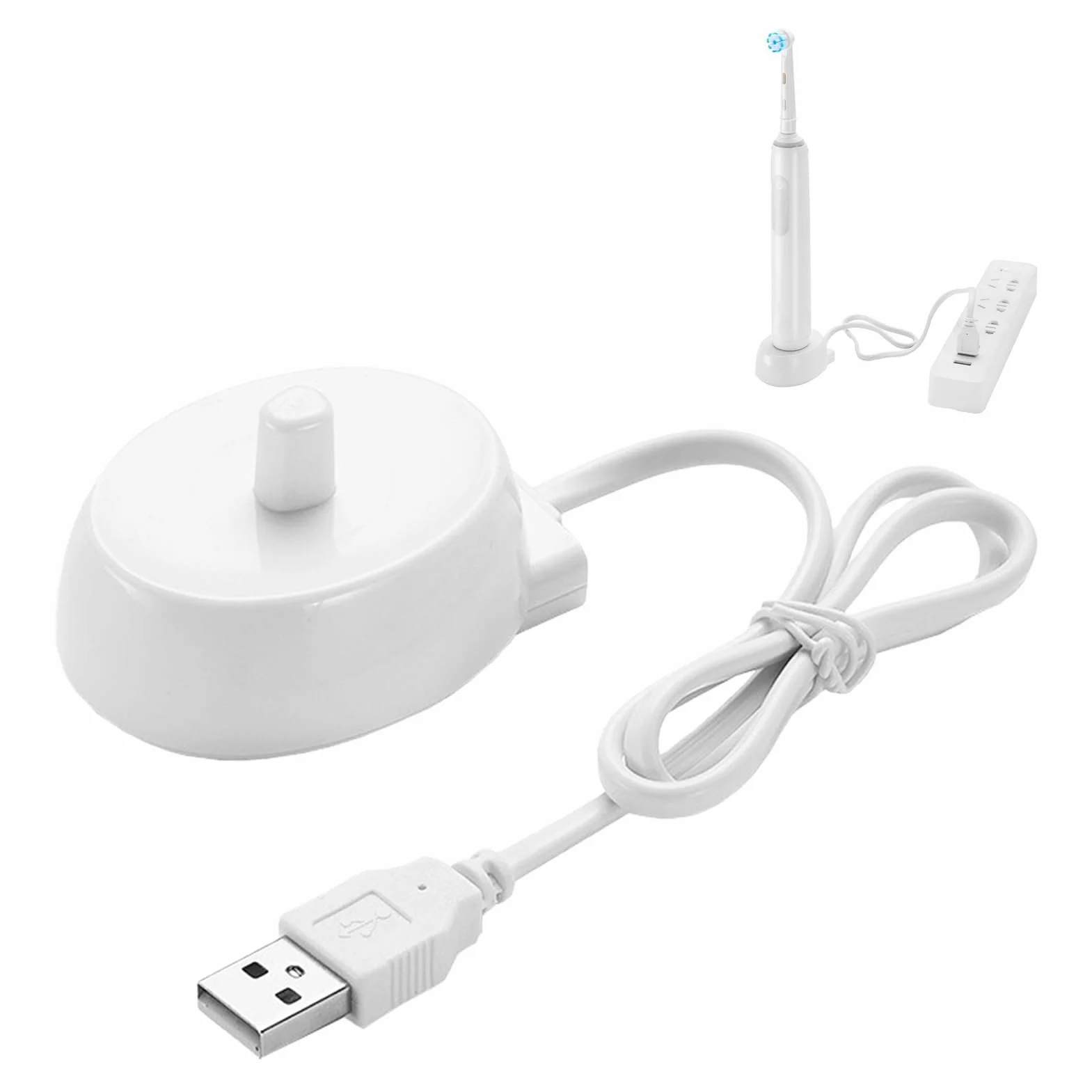 Elektryczna ładowarka USB do stacji ładującej Braun Oral-B Typ 3757, wodoodporna szczoteczka do zębów, kabel do ładowania do Oral-B Pro Smart Genius Series 3000, 8900, 9900, przenośna ładowarka