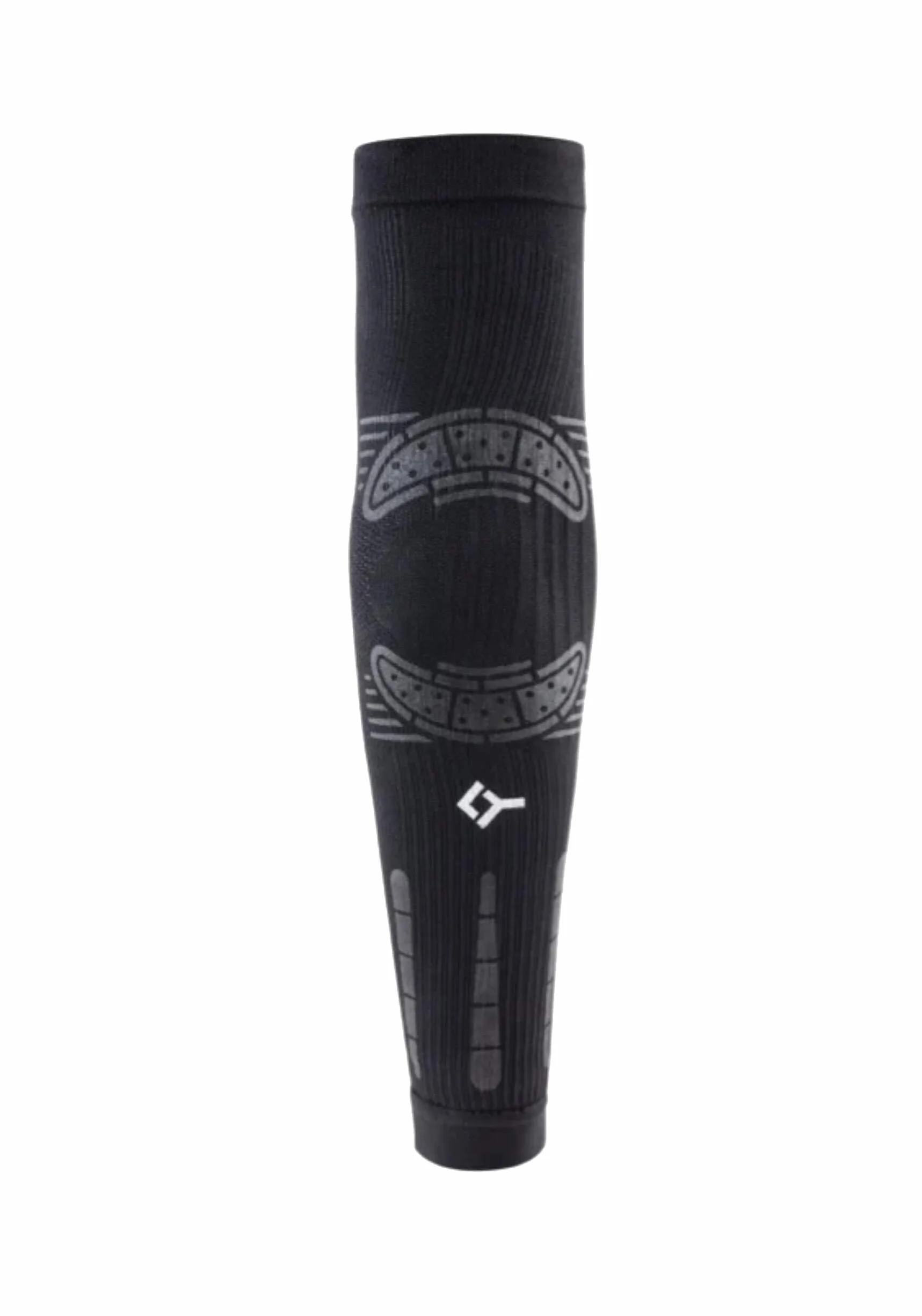 FLOKY biomechaniczny rękaw sportowy kompresyjny 2 sztuki czarne L/XL