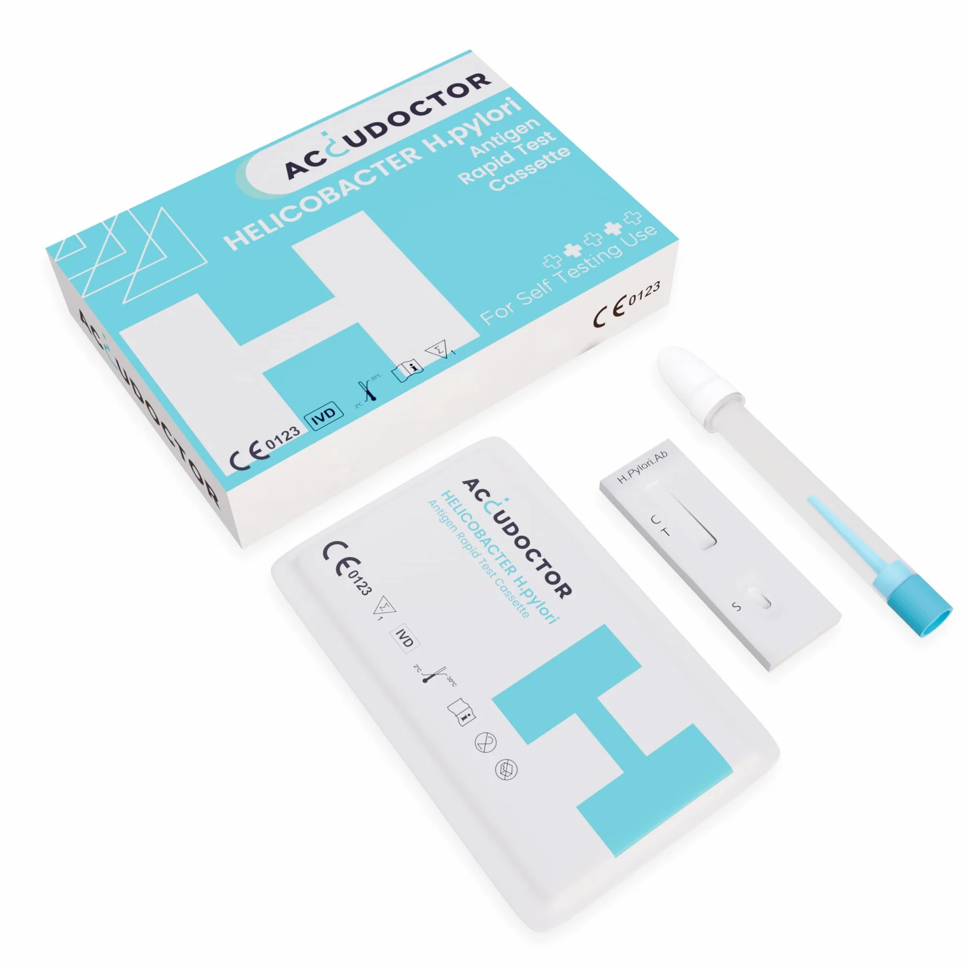 Accudoctor Helicobacter Pylori test kału autotest zestaw domowy