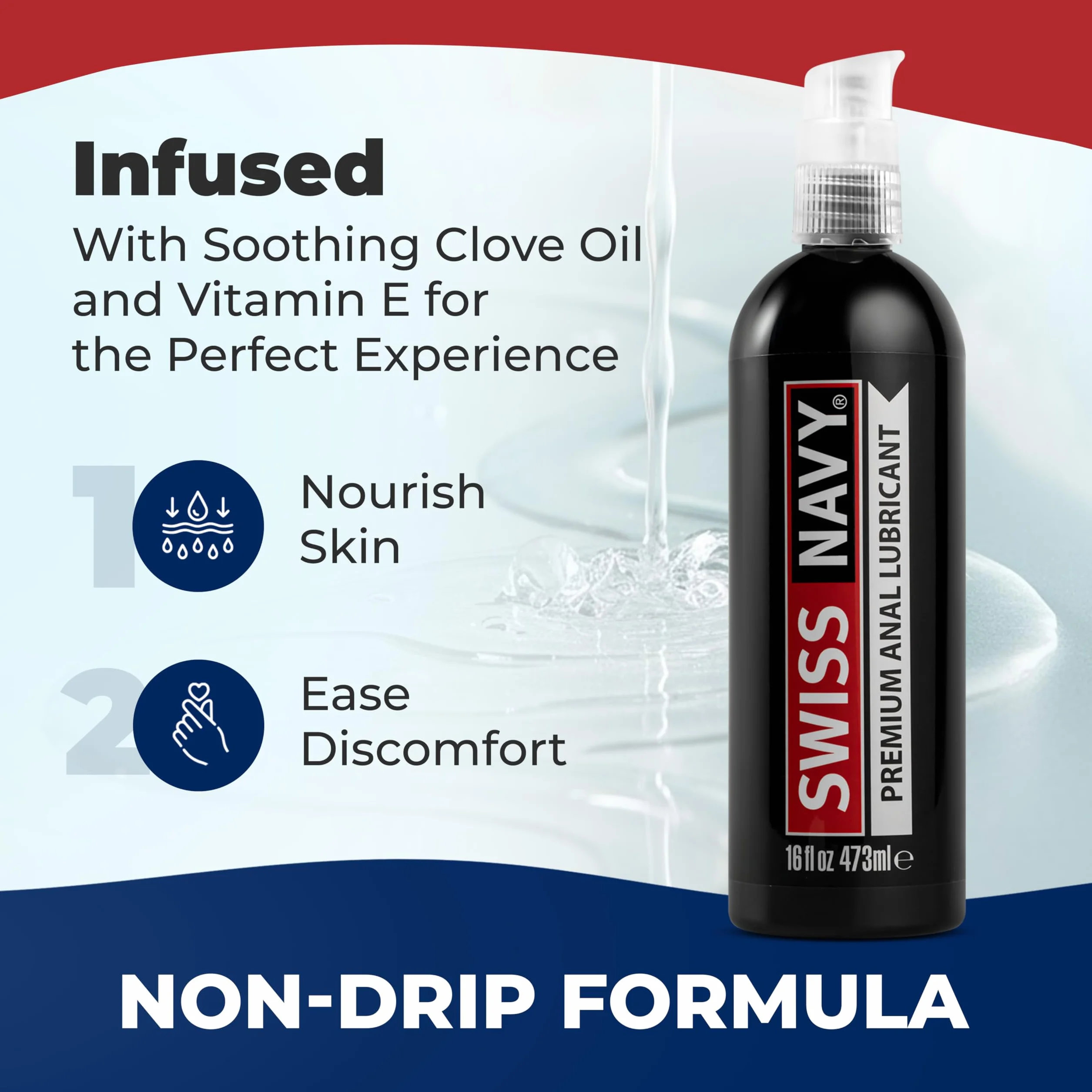 SWISS NAVY MD Science Lab Premium silikonowy środek smarujący do, 300 ml