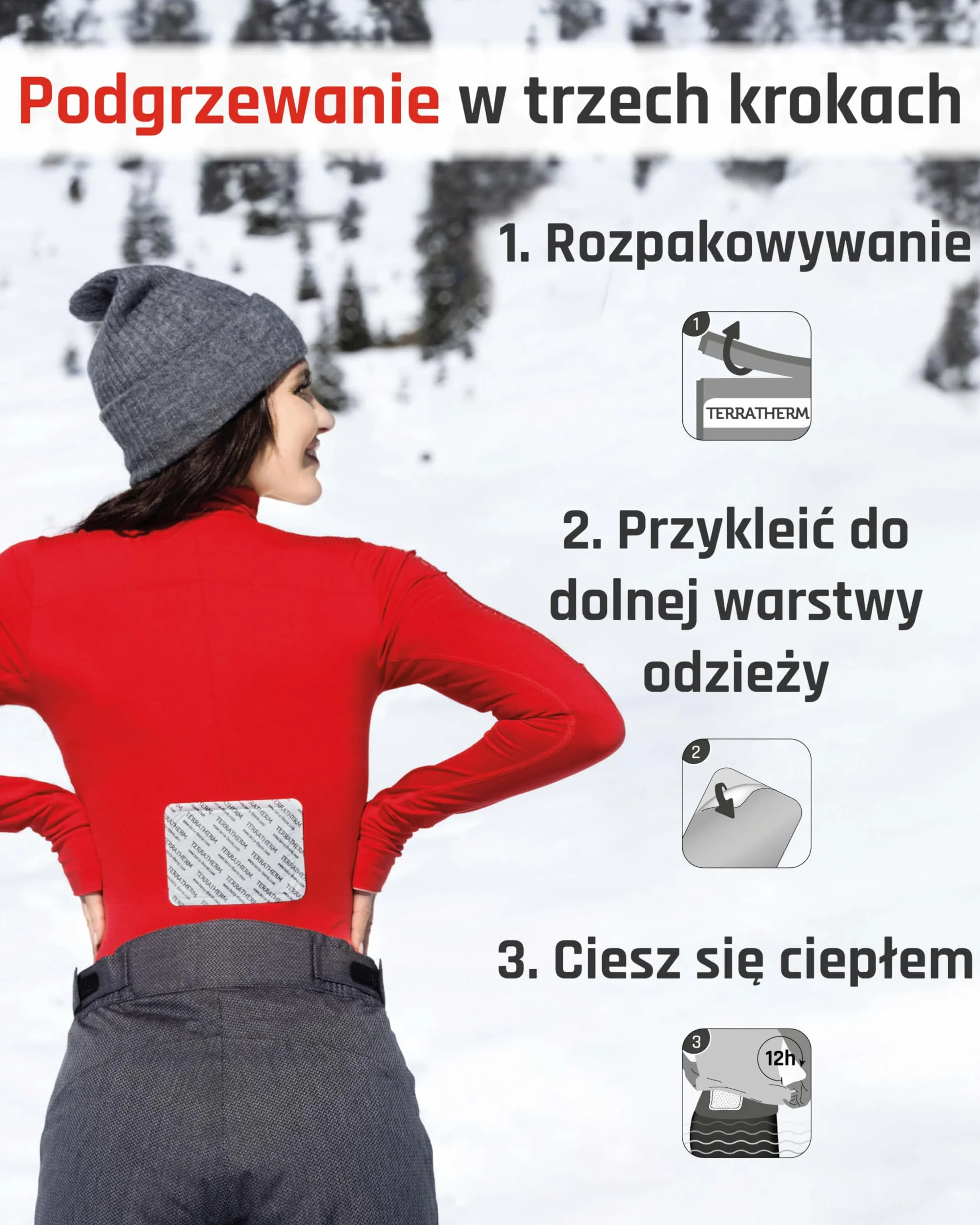 Plastry rozgrzewające do pleców, karku i ramion – 12 godzin kojącego, głębokie ciepło, ocieplacz na plecy – ocieplacze do ciała, samoprzylepne i aktywowane powietrzem – 10 sztuk