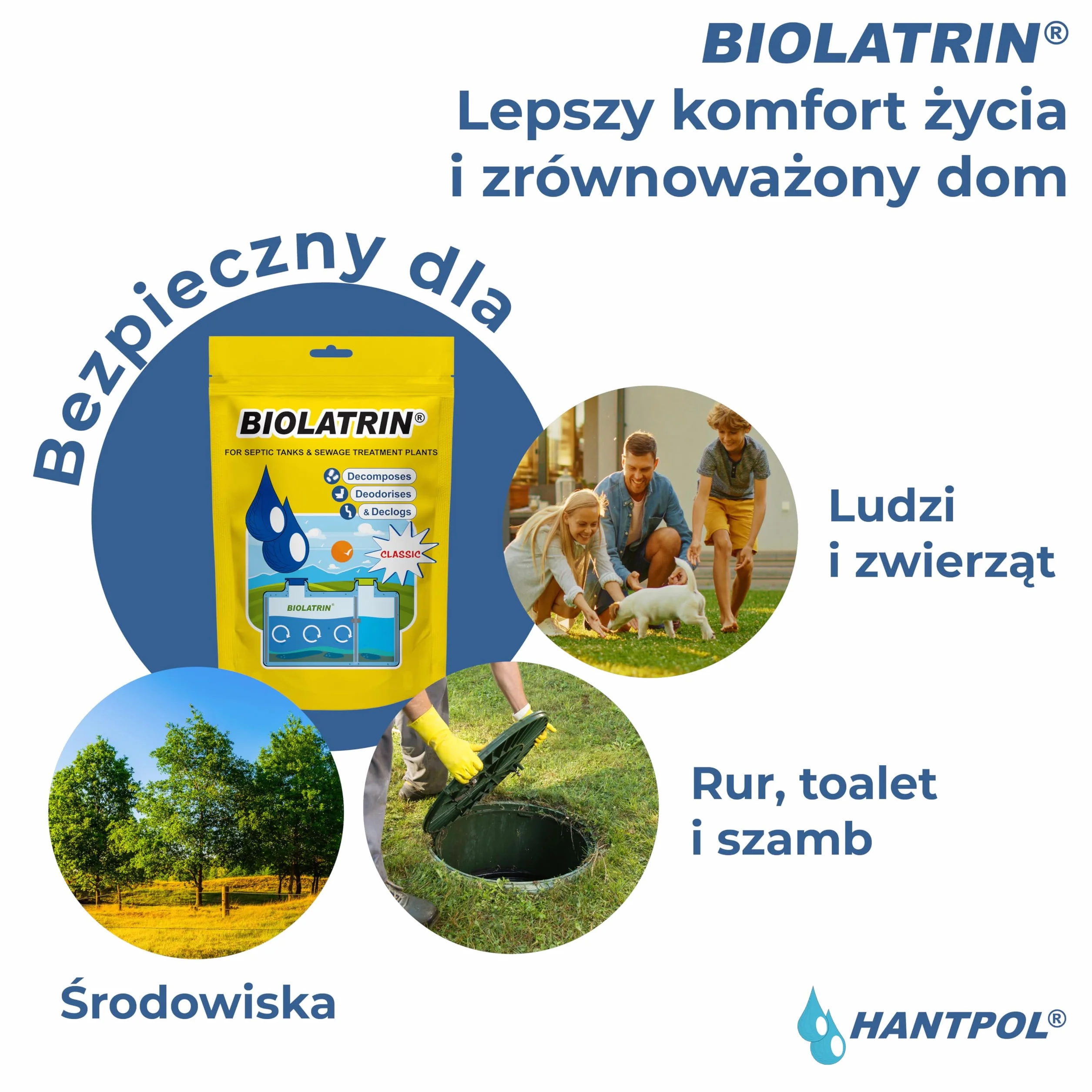BIOLATRIN CLASSIC Biologiczna obróbka szamba 400 g