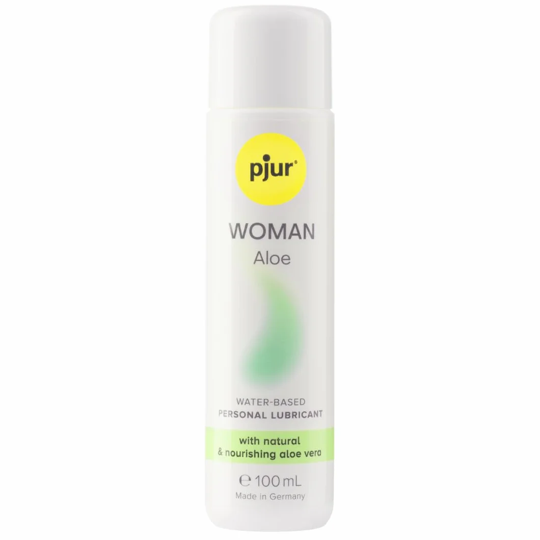pjur WOMAN Aloe - lubrykant hydrożelowy z aloesem - dla wrażliwej skóry kobiet - więcej przyjemności i pielęgnacji podczas seksu (100ml)