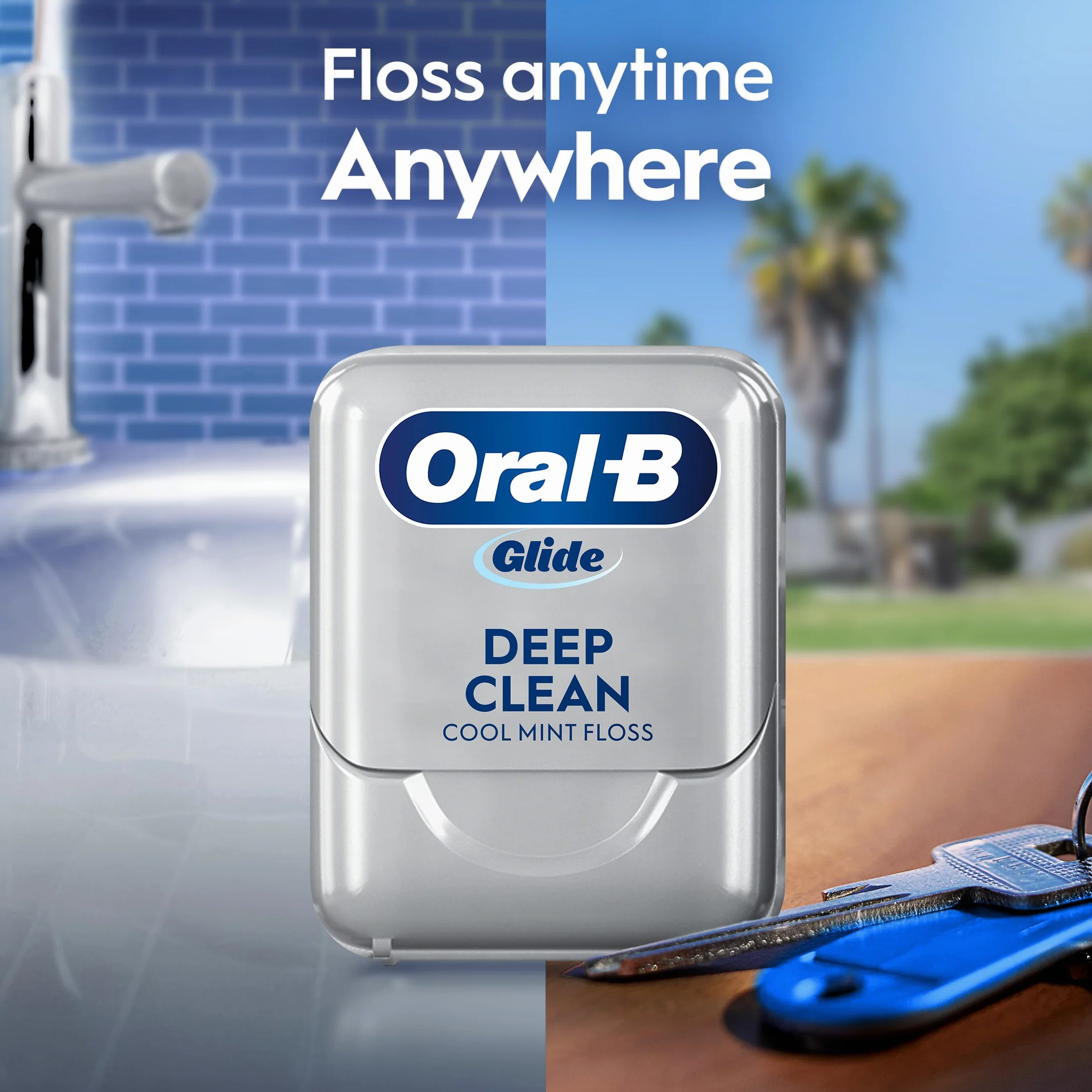 Oral-B Glide Pro-Health Deep Clean nić dentystyczna chłodna mięta 40 m 2 sztuki