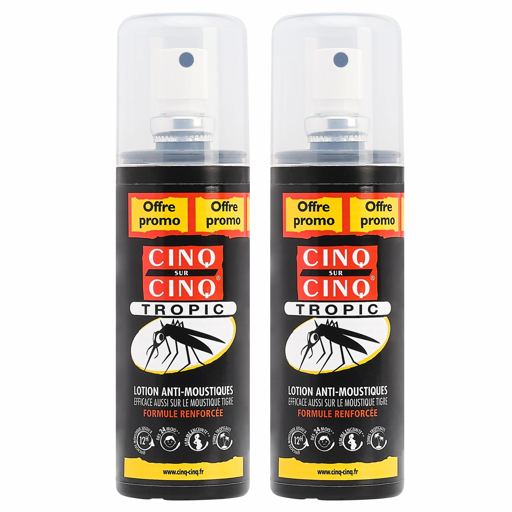 Cinq sur Cinq Tropic Balsam przeciw komarom 2 x 75 ml
