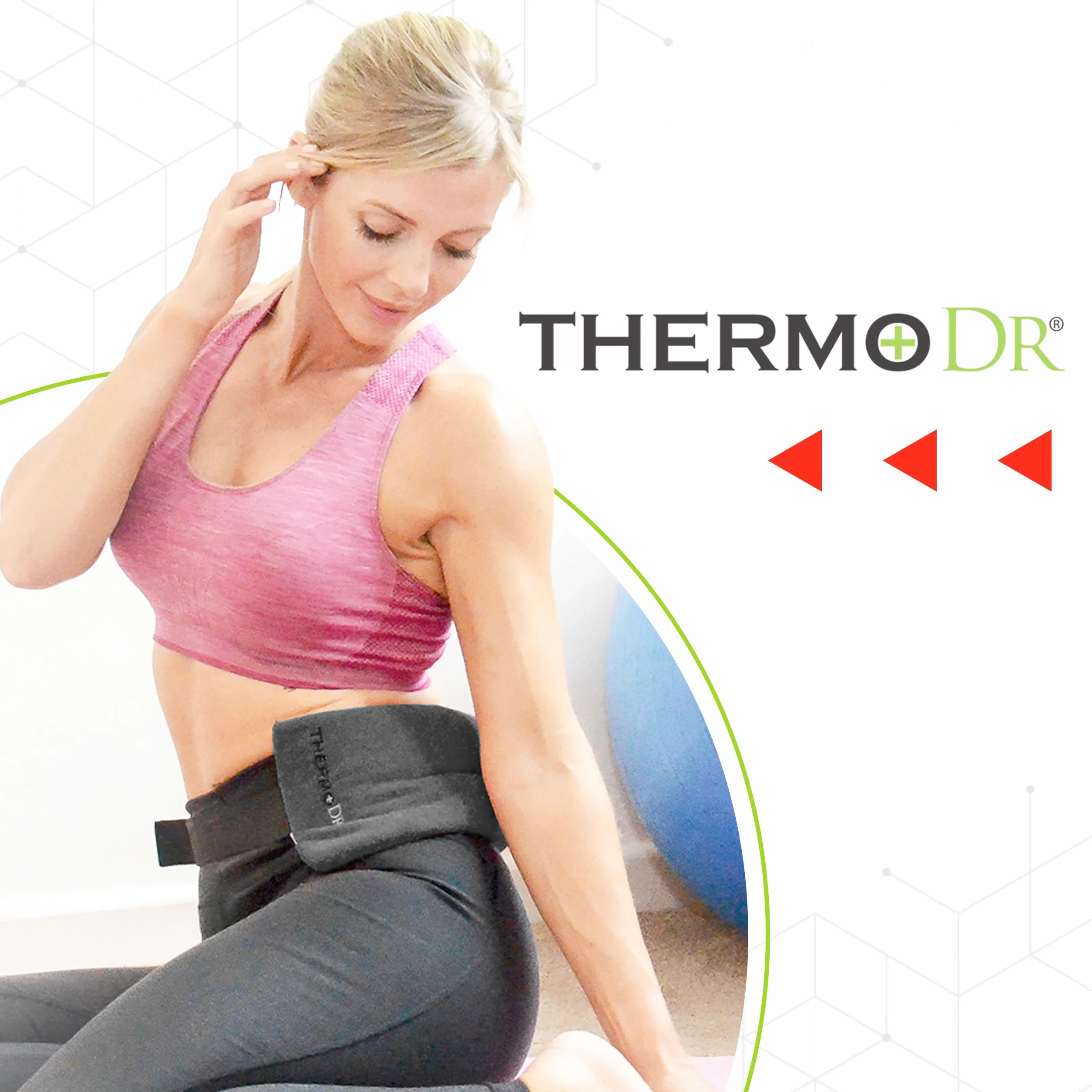 ThermoDR Podkładka grzewcza z pszenicą do kuchenki mikrofalowej na plecy, ramiona, szyję