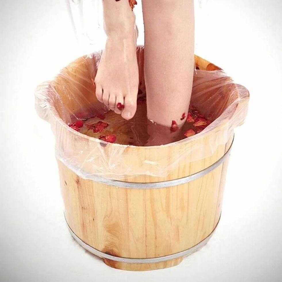 Jednorazowa wanna do stóp, 80 sztuk, worki do piel?gnacji stóp, SPA, do piel?gnacji stóp, polipropylenu (PP) , do wanny, stopy, do pedicure stóp, SPA, do k?pieli stóp