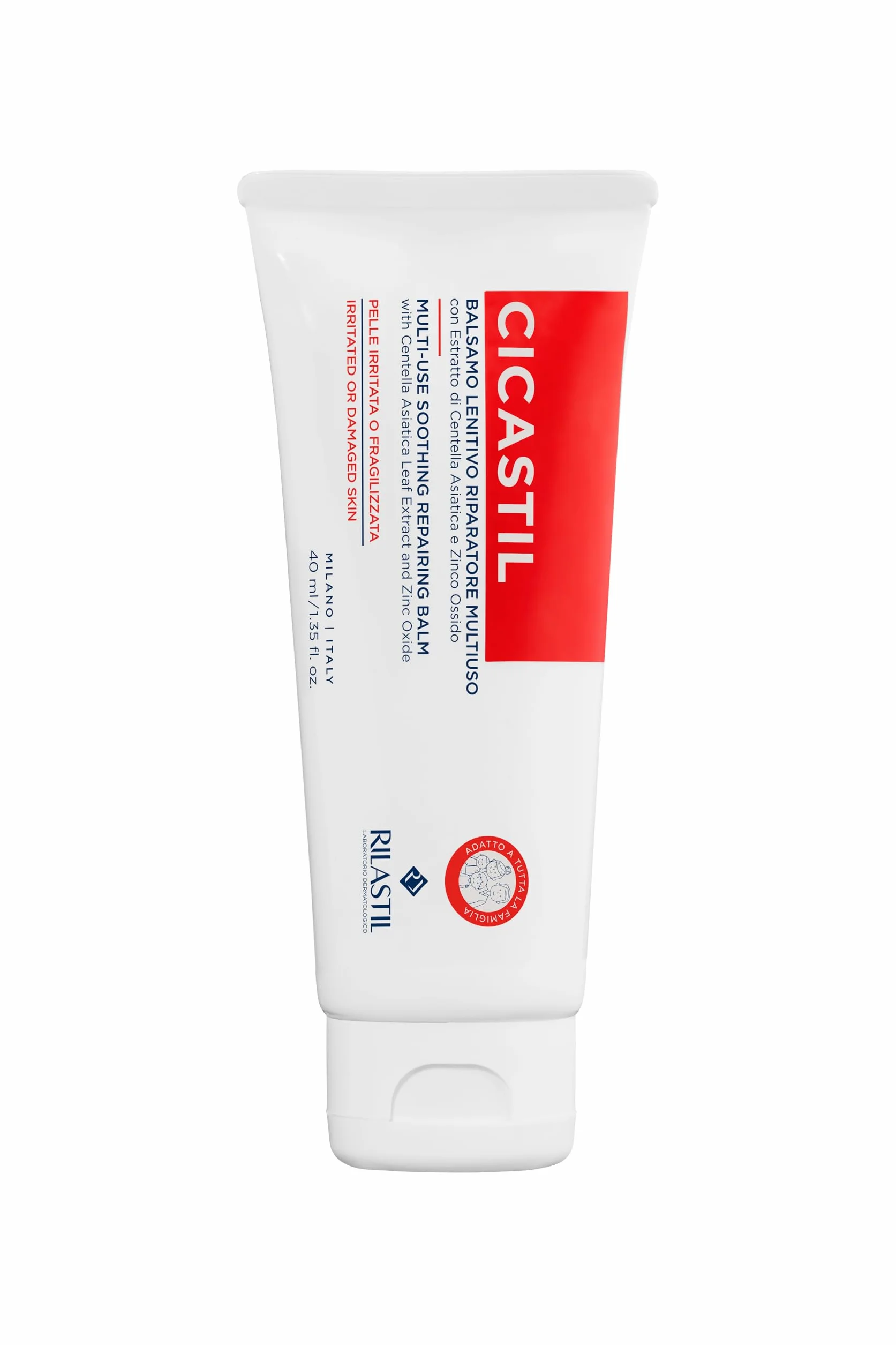 Rilastil Cicastil Balsam Lenitivo Riparatore Multiuse, 40 ml