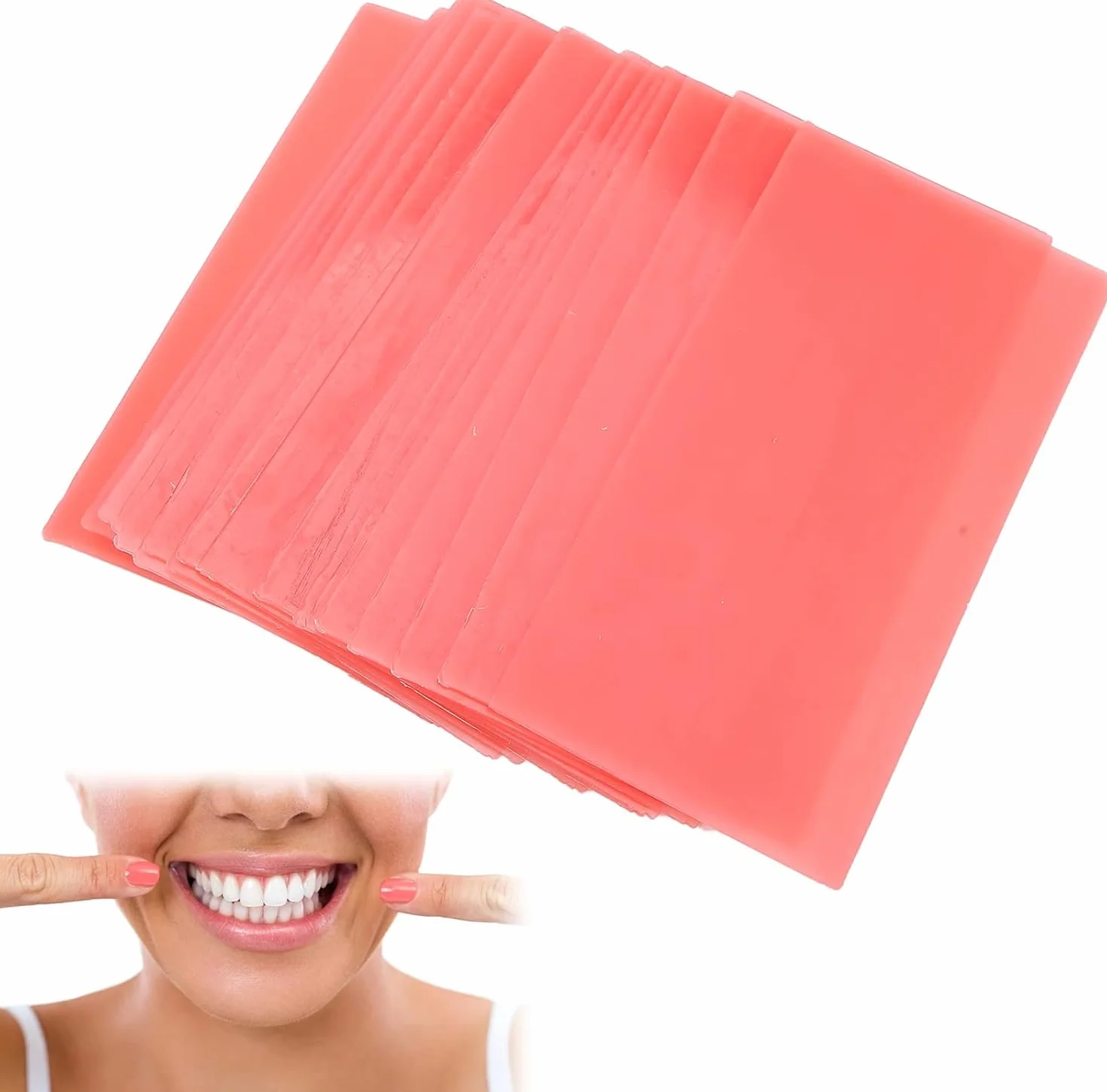 18 sztuk wosków dentystycznych czerwony wosk ortodontyczny do aparatów ortodontycznych, wosk dentystyczny, łagodzi ból, ochrona przed tarciem, nadaje się do codziennego użytku