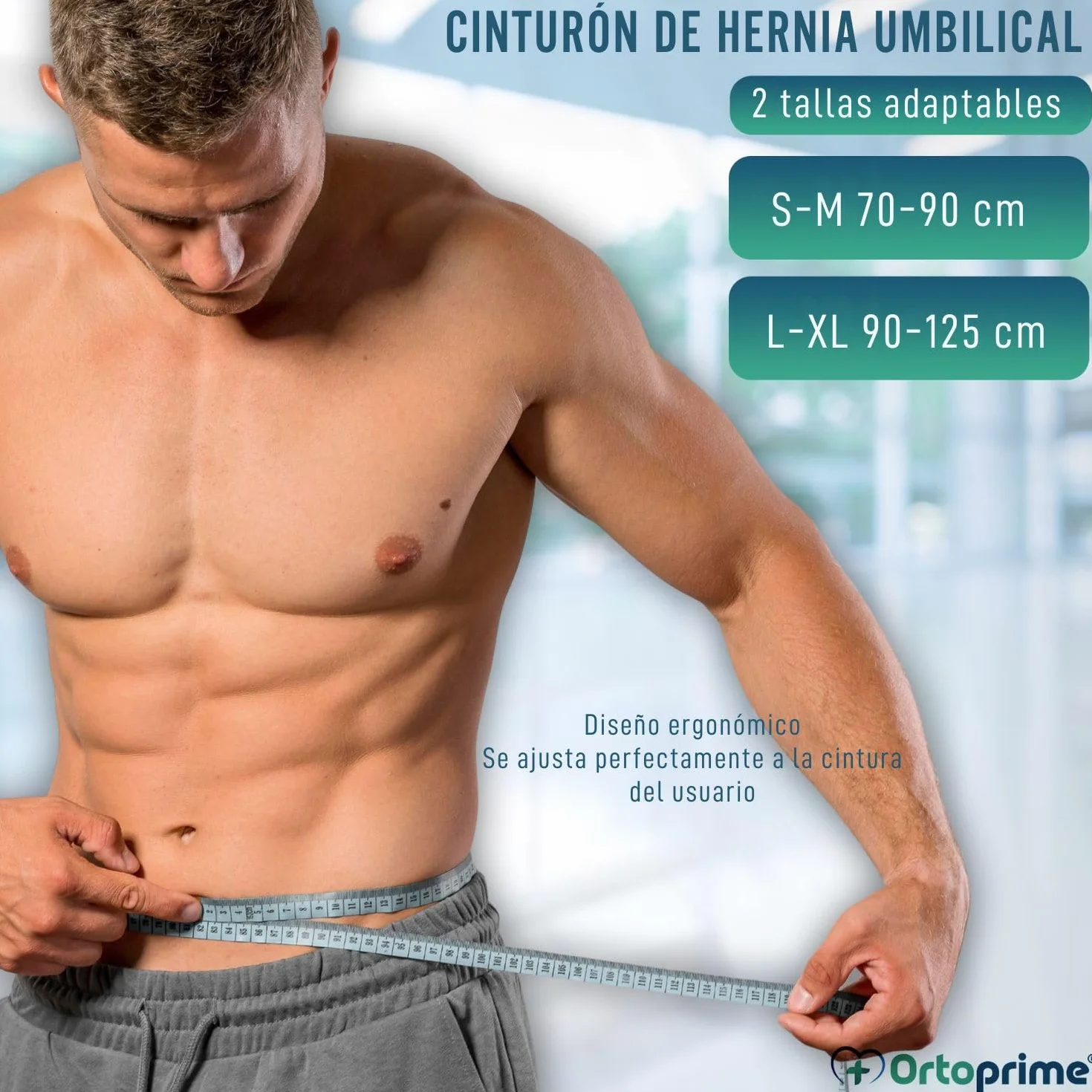 OrtoPrime Pas do przepukliny pępkowej S/M 70–90 cm