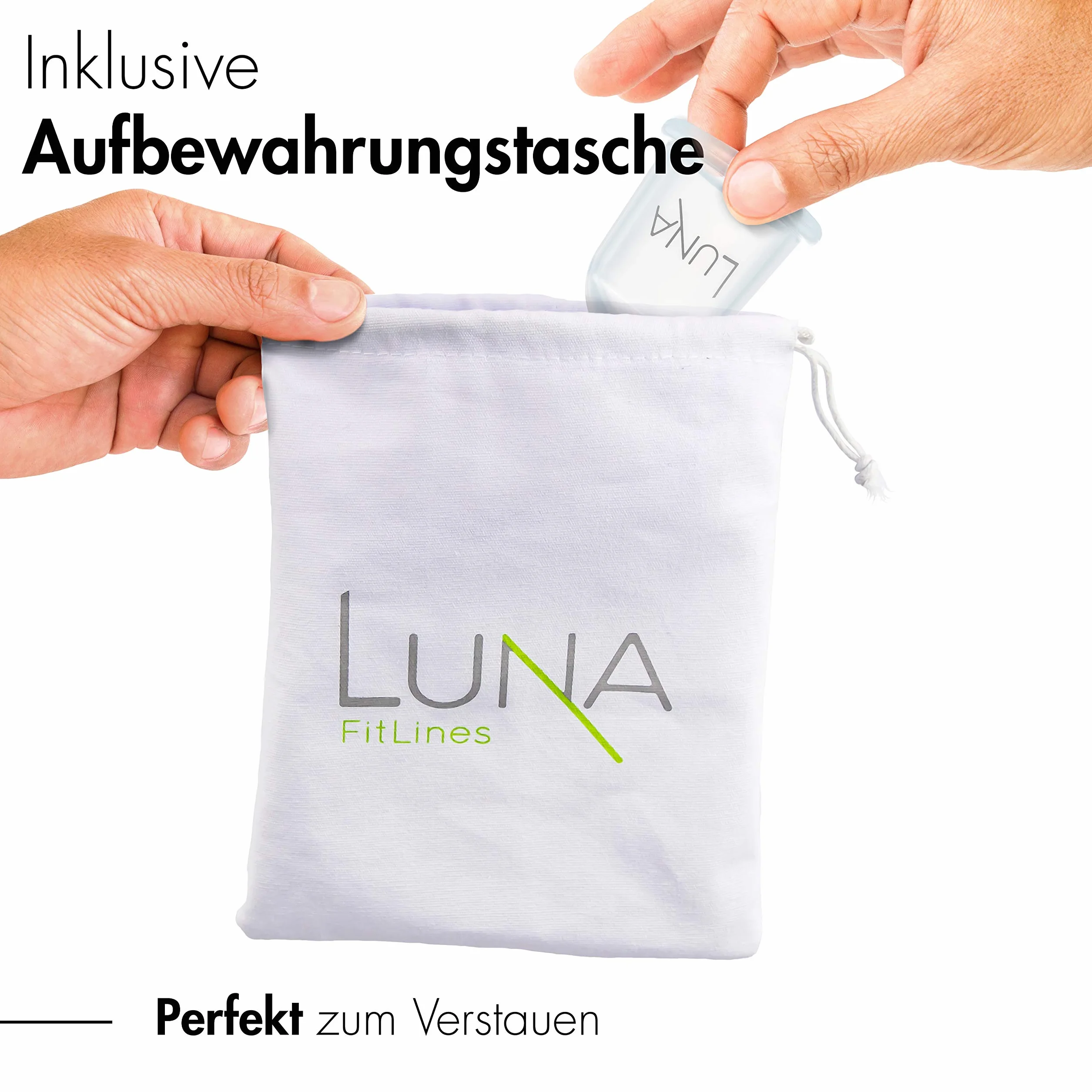 LUNA - zestaw 5 bańek premium w różnych rozmiarach, wysokiej jakości przyssawki z silikonu, łącznie z podręcznikiem aplikacji online - koniec z napięciami - bańki antycellulitowe