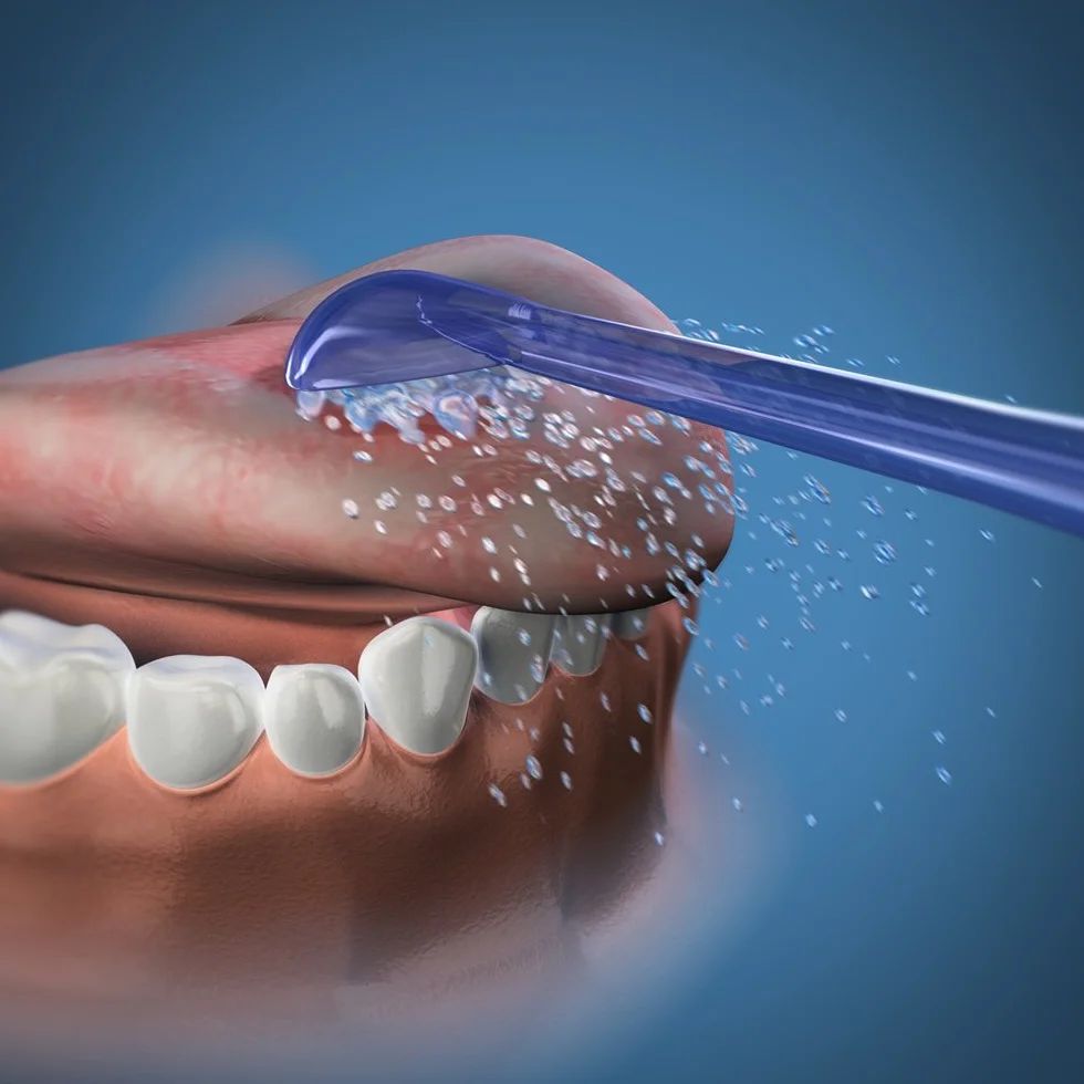 Waterpik TC-100E Środek do czyszczenia języka, wymienne nakładki, dwupak