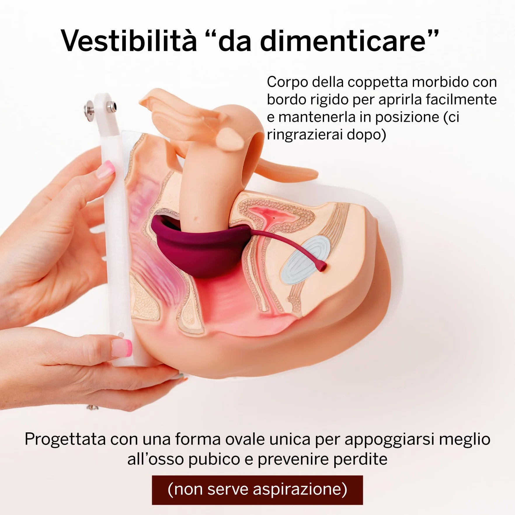 Krążki menstruacyjne silikon klasy medycznej 100% wielokrotnego użytku 12 godzin pojemność 3 i 6