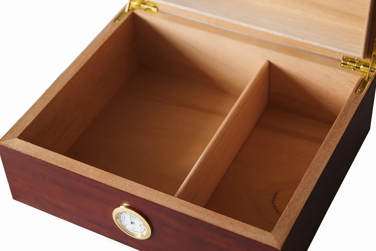 GERMANUS Classicus II Humidor na Cygara z Higrometrem i Nawilżaczem Brązowy